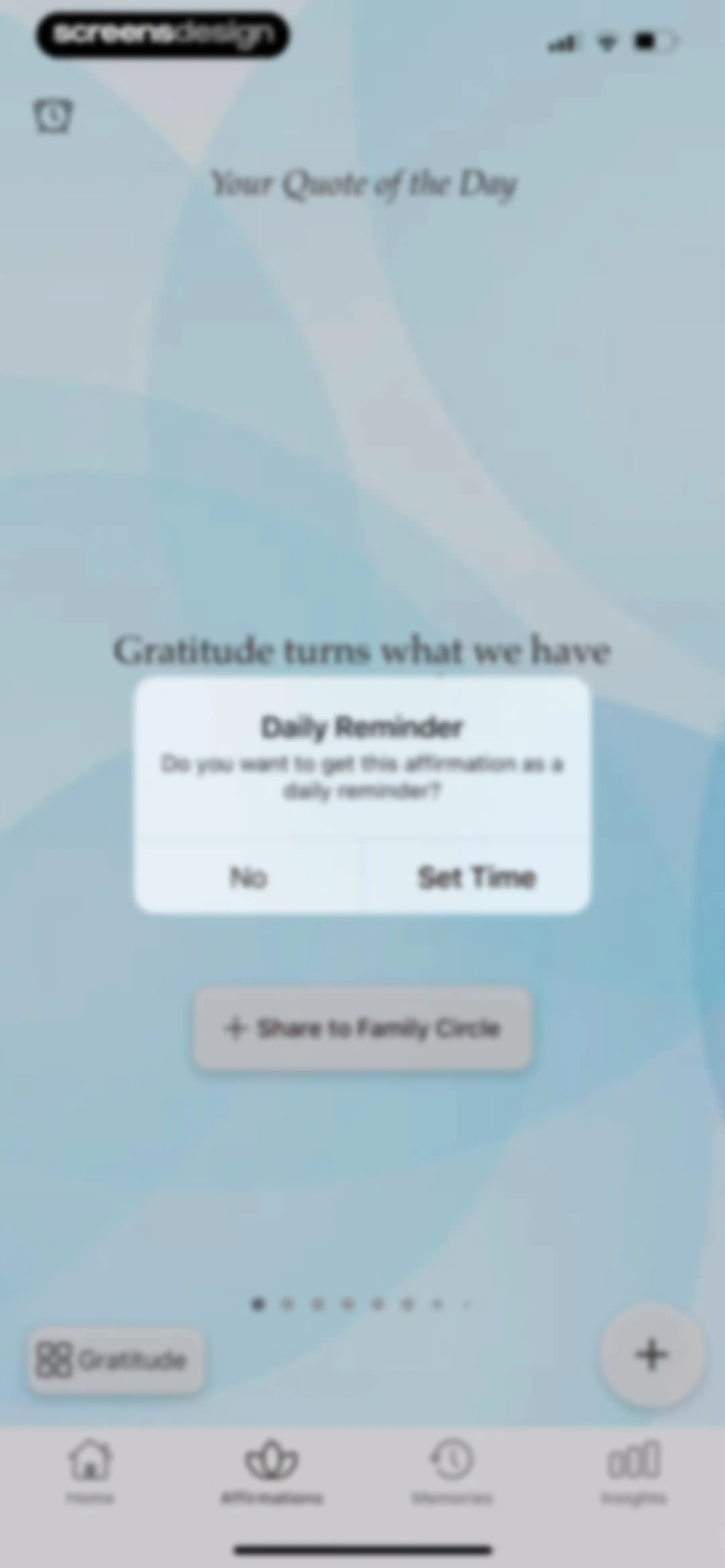 Gratitude Plus – Journal screen 86