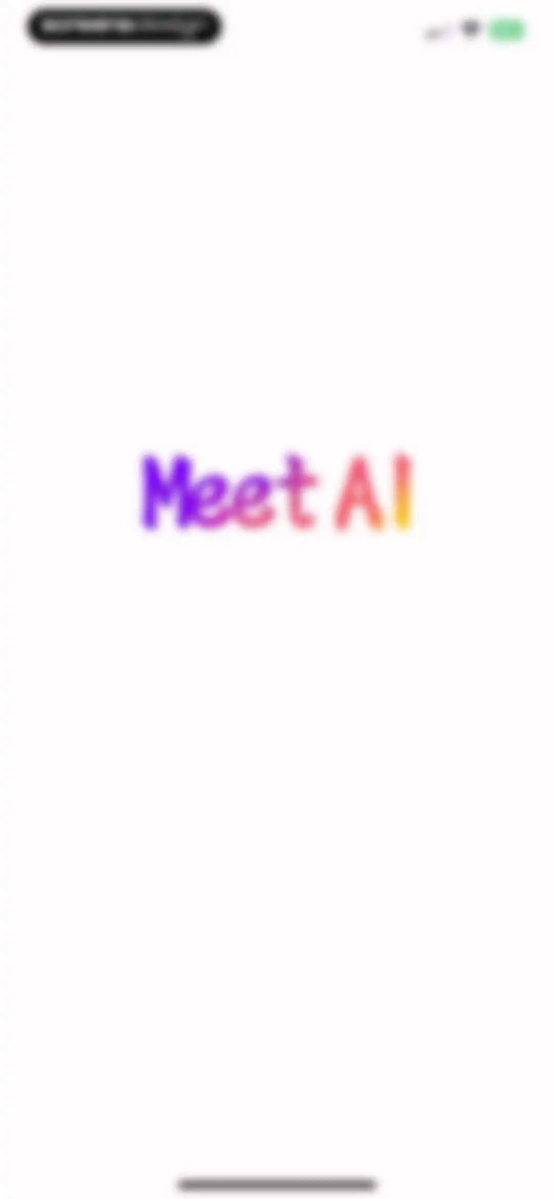 MeetAI：Chat with AI Friend screen 1