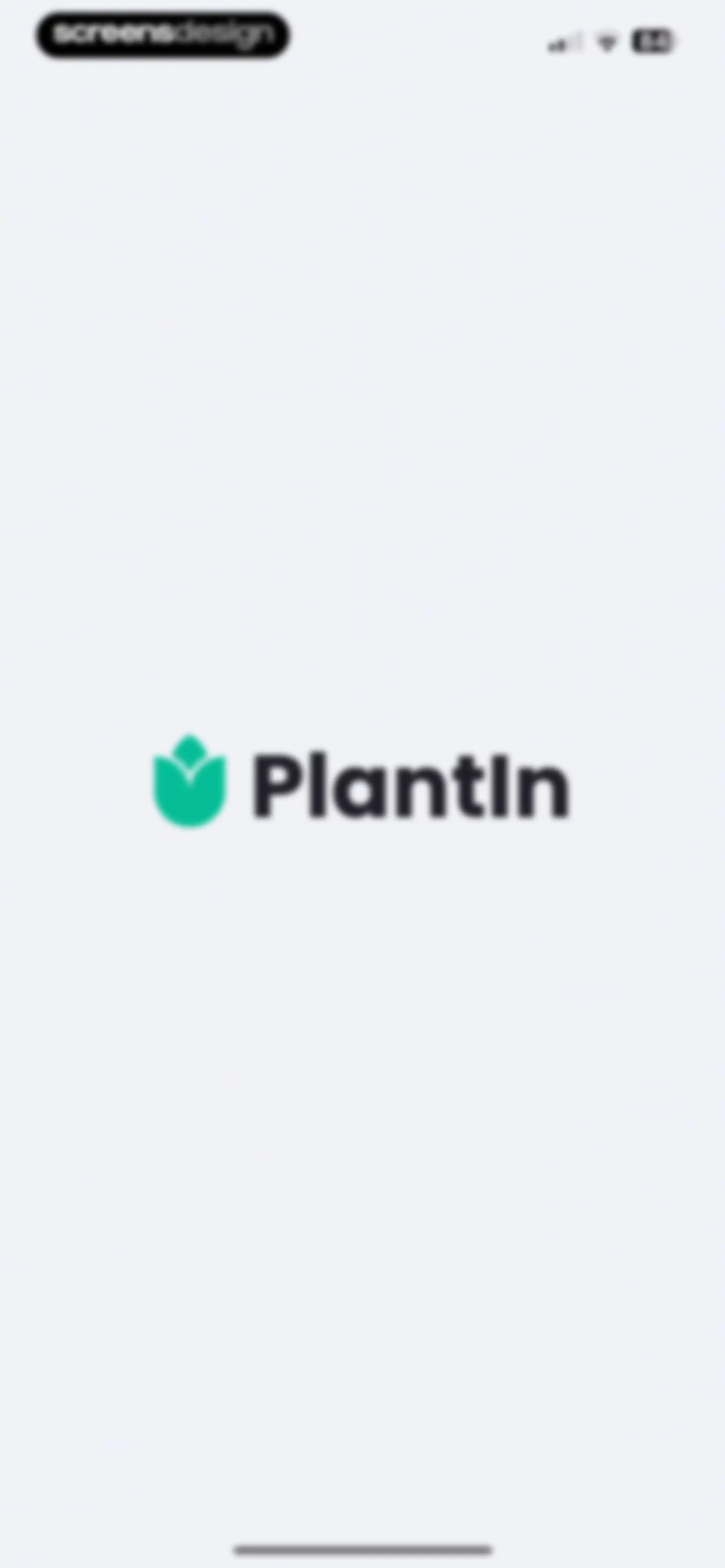 PlantIn: Plant Identifier・Care screen 1