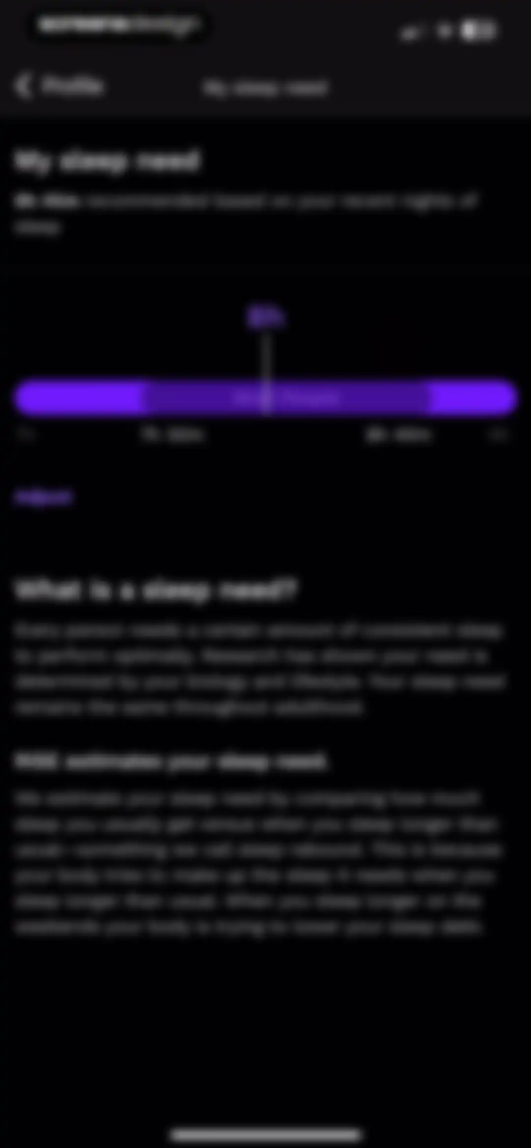RISE: Sleep Tracker screen 154