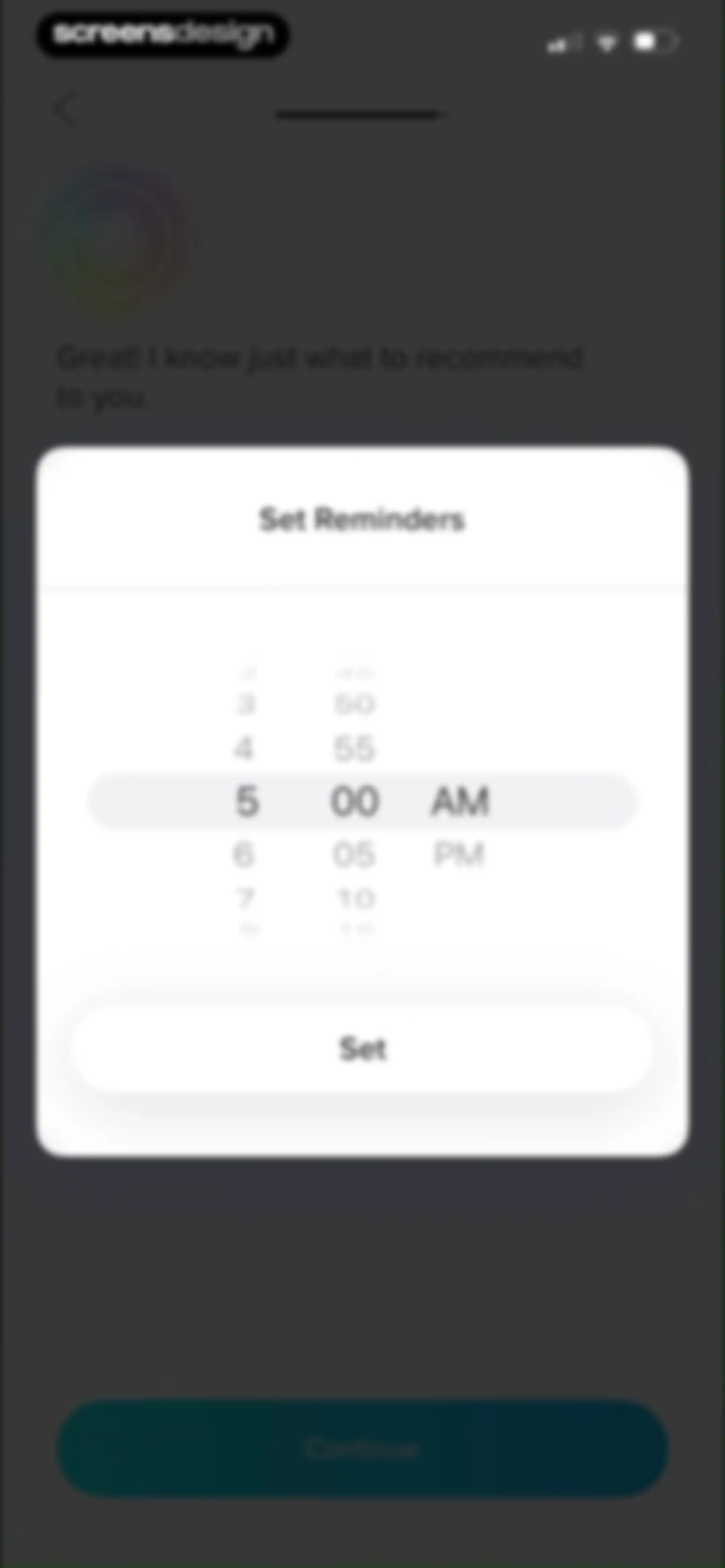Aura: Meditation & Sleep, CBT screen 17