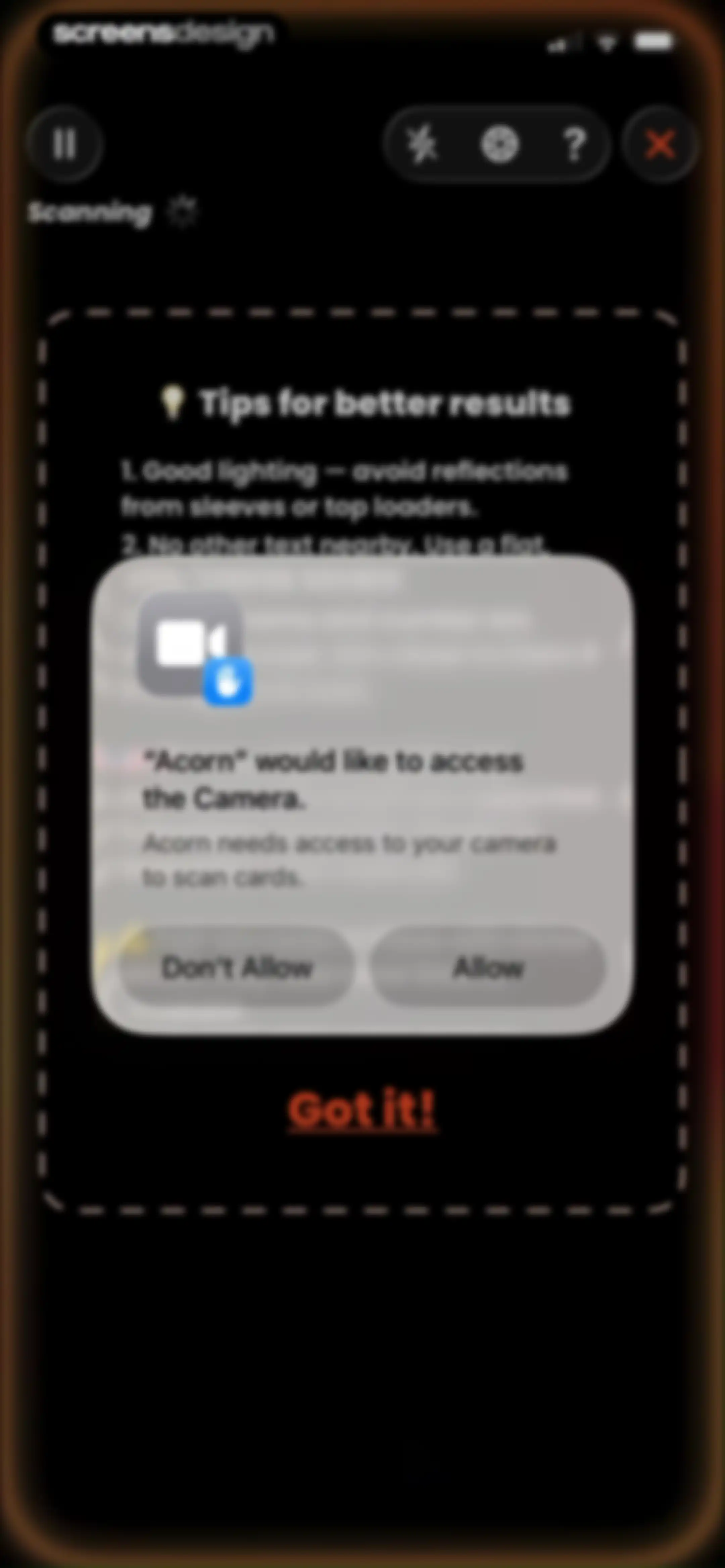 Acorn TCG ‒ Card Scanner App screen 14