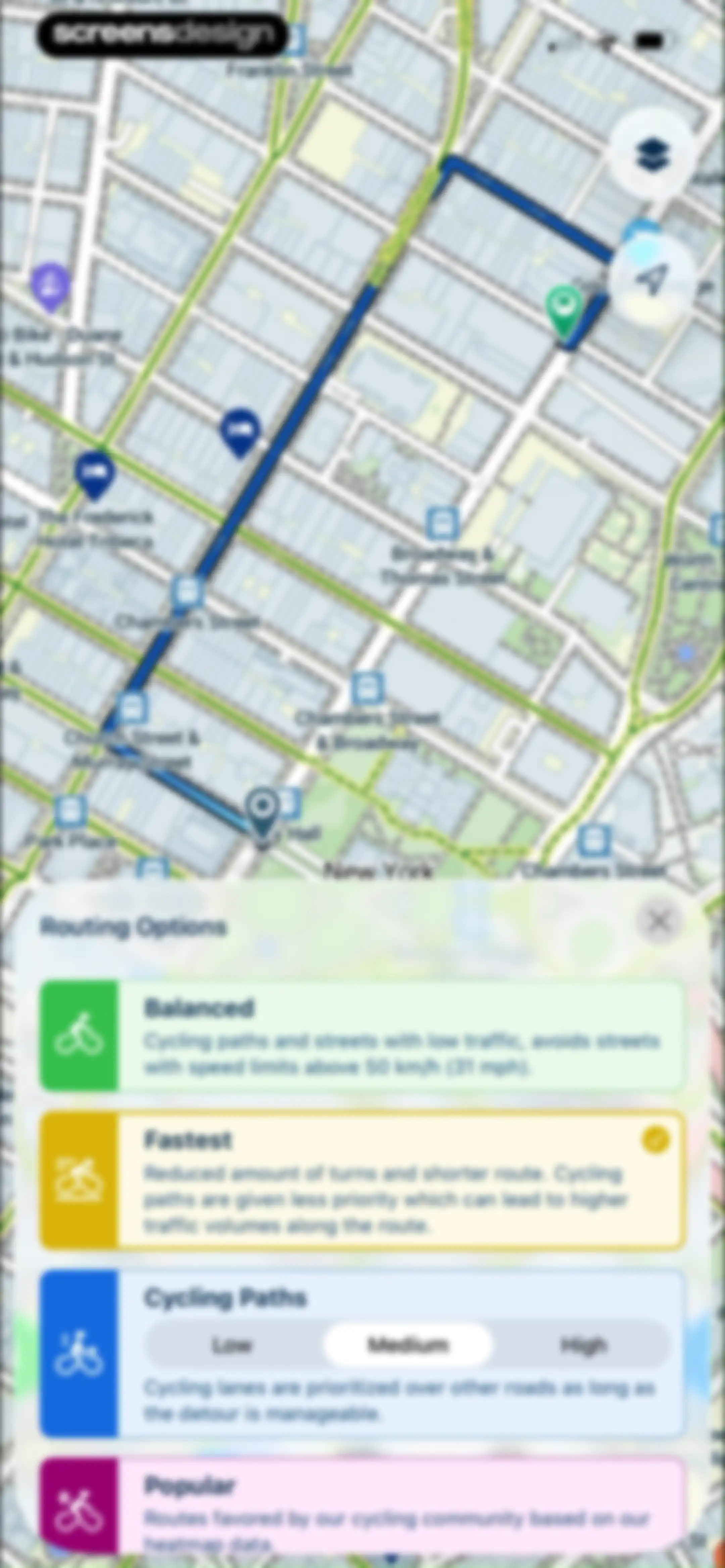 Bikemap: Bicycle Tracker & GPS screen 27
