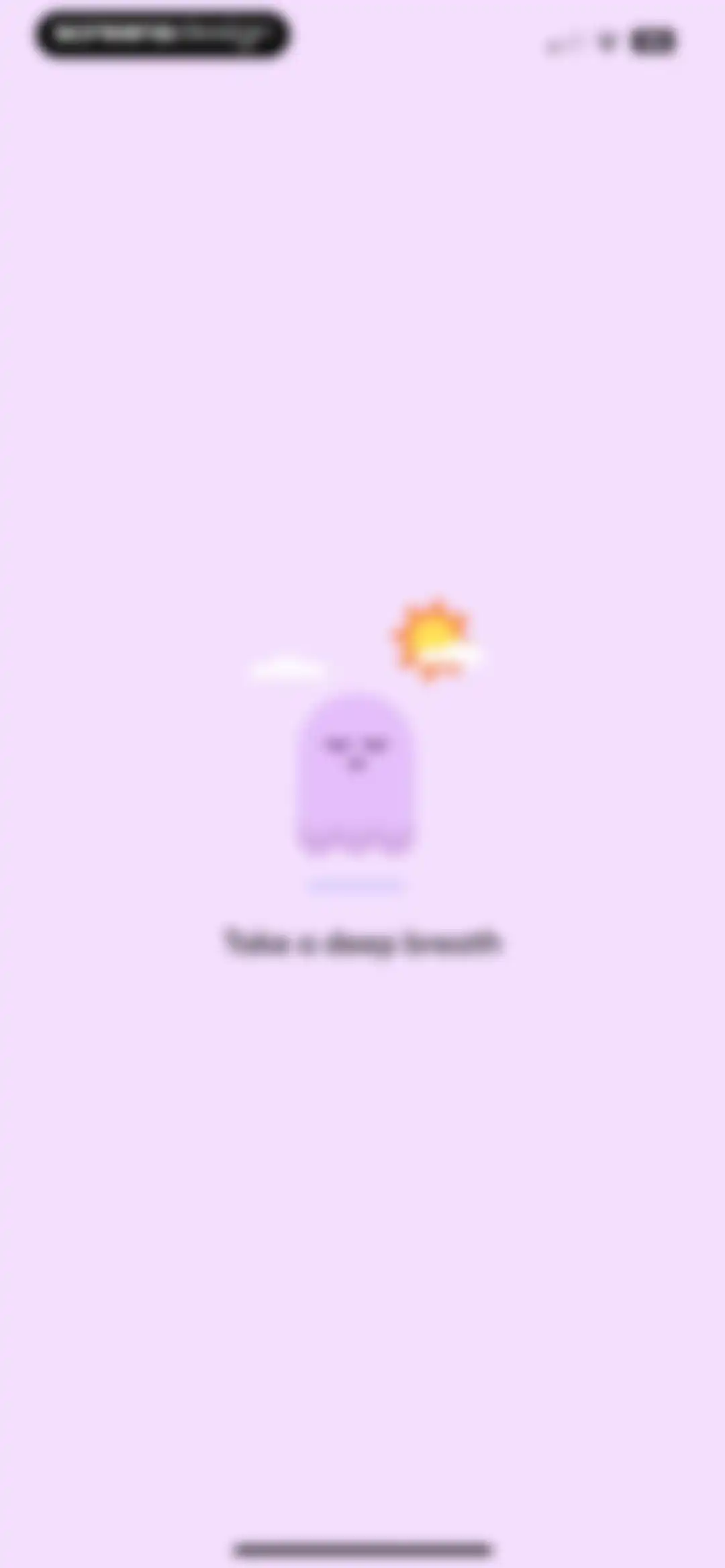 Ahead: Emotional Companion screen 1