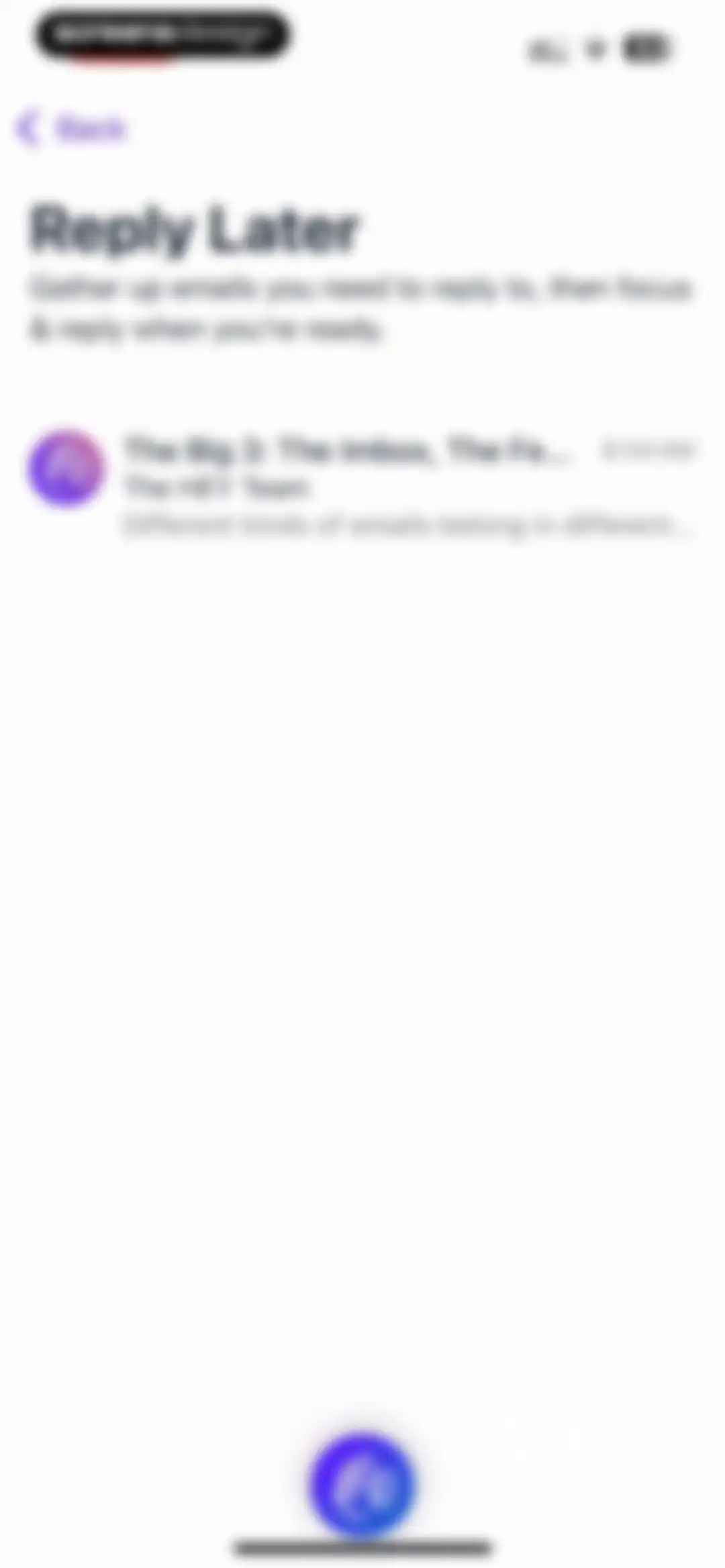 HEY Email screen 134