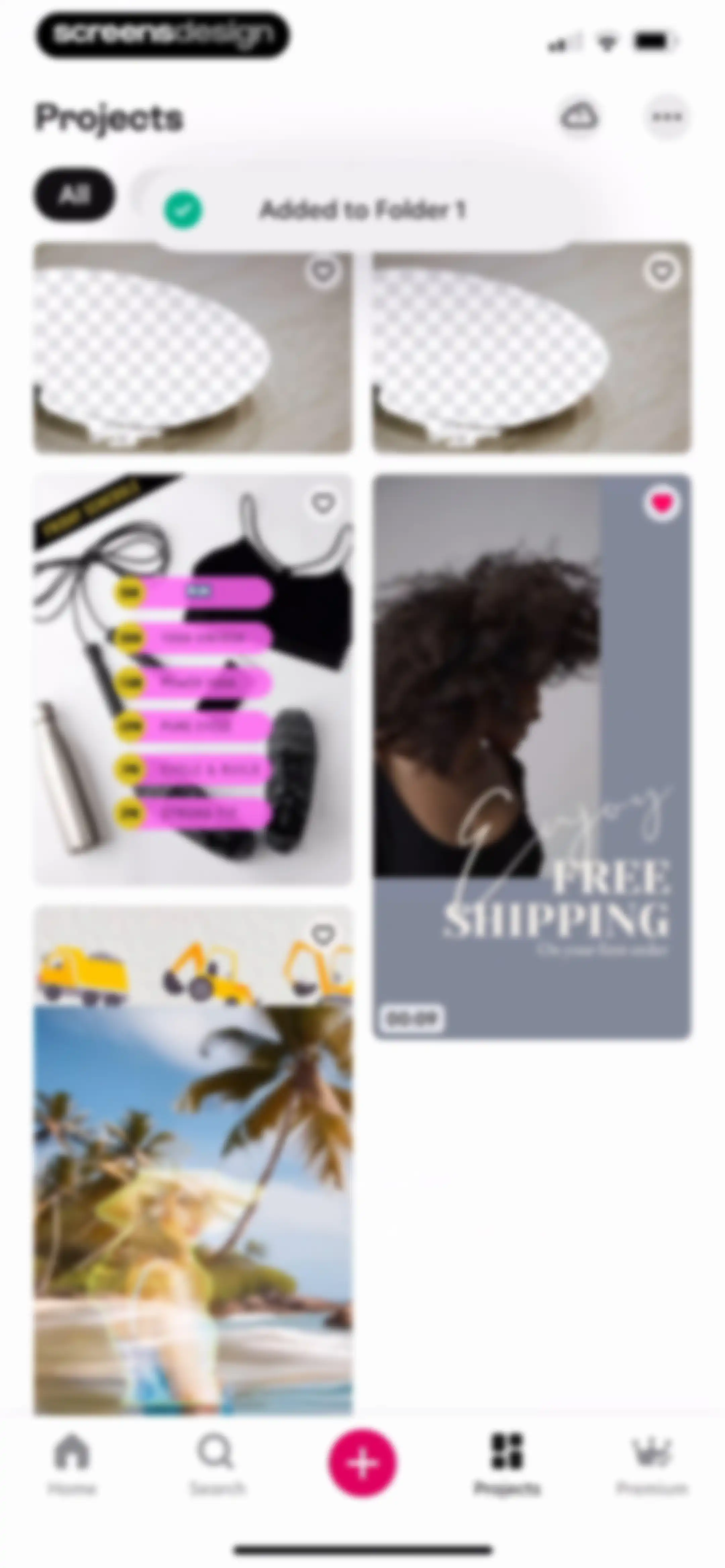 Bazaart AI Photo Editor Design screen 185
