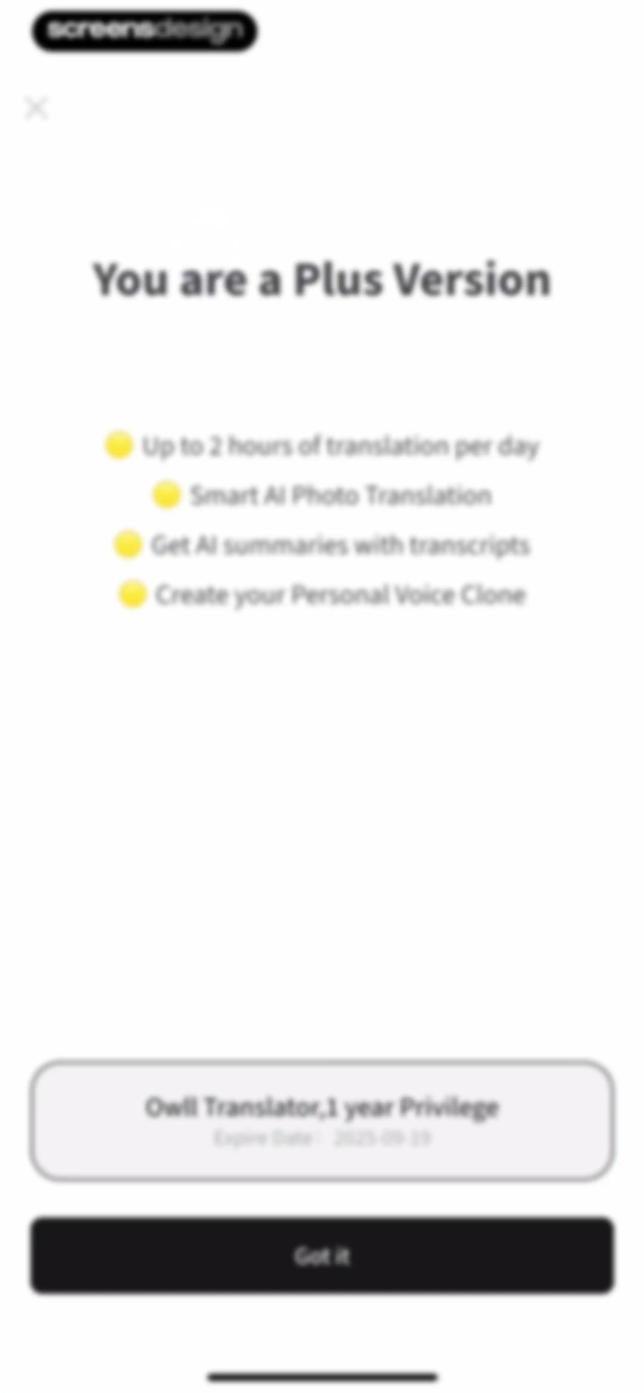 Owll Translator：AI Voice Clone screen 51
