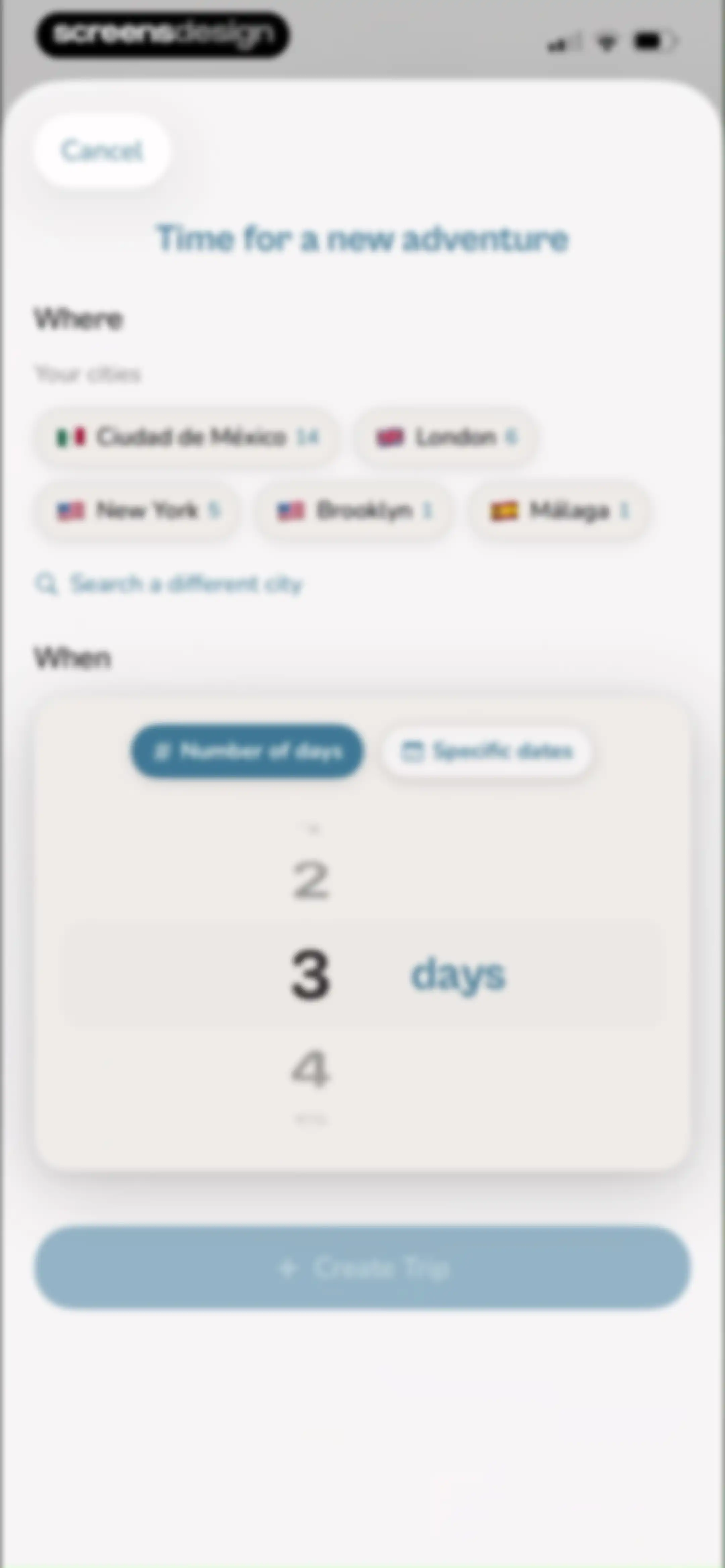 Plotline: Travel Map & Planner screen 111