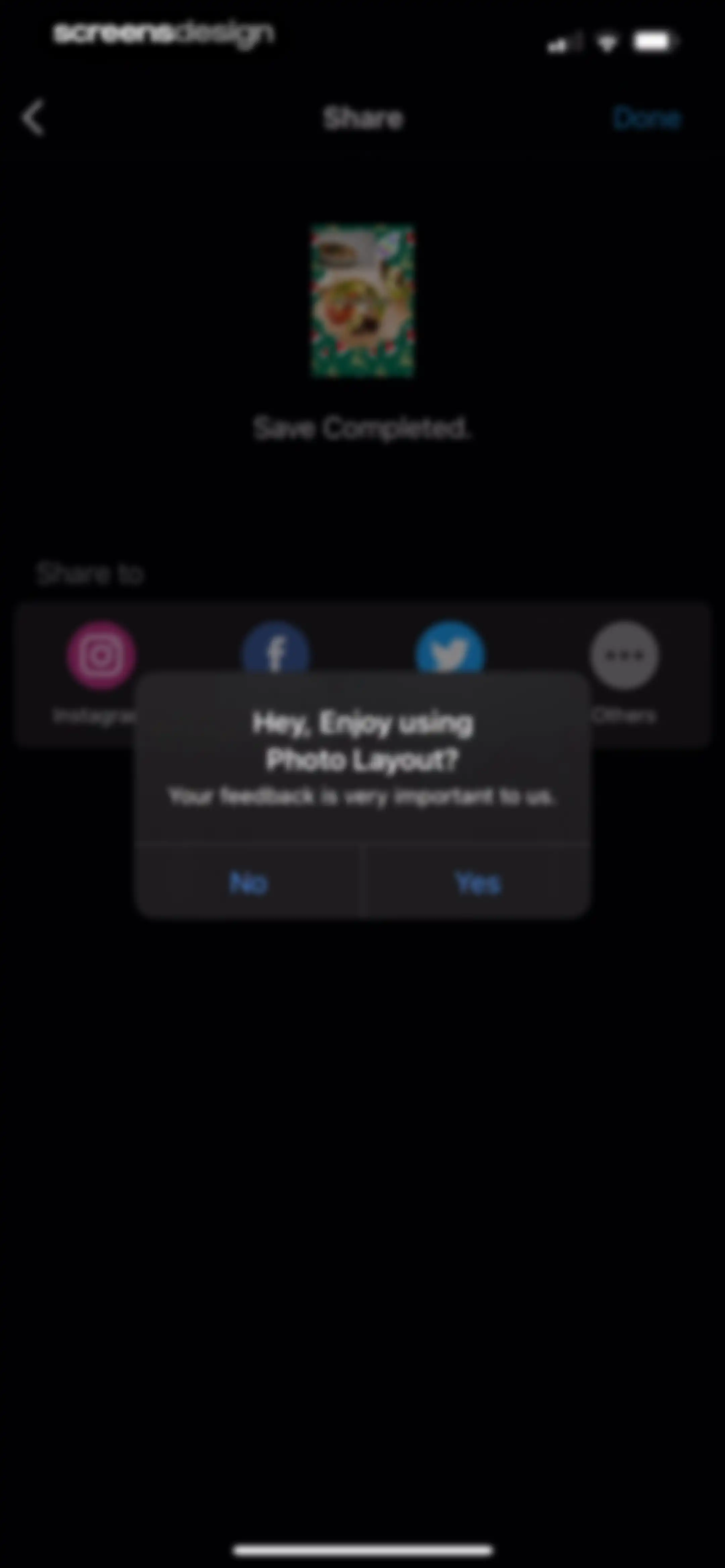Layout for Instagram: Collage screen 48
