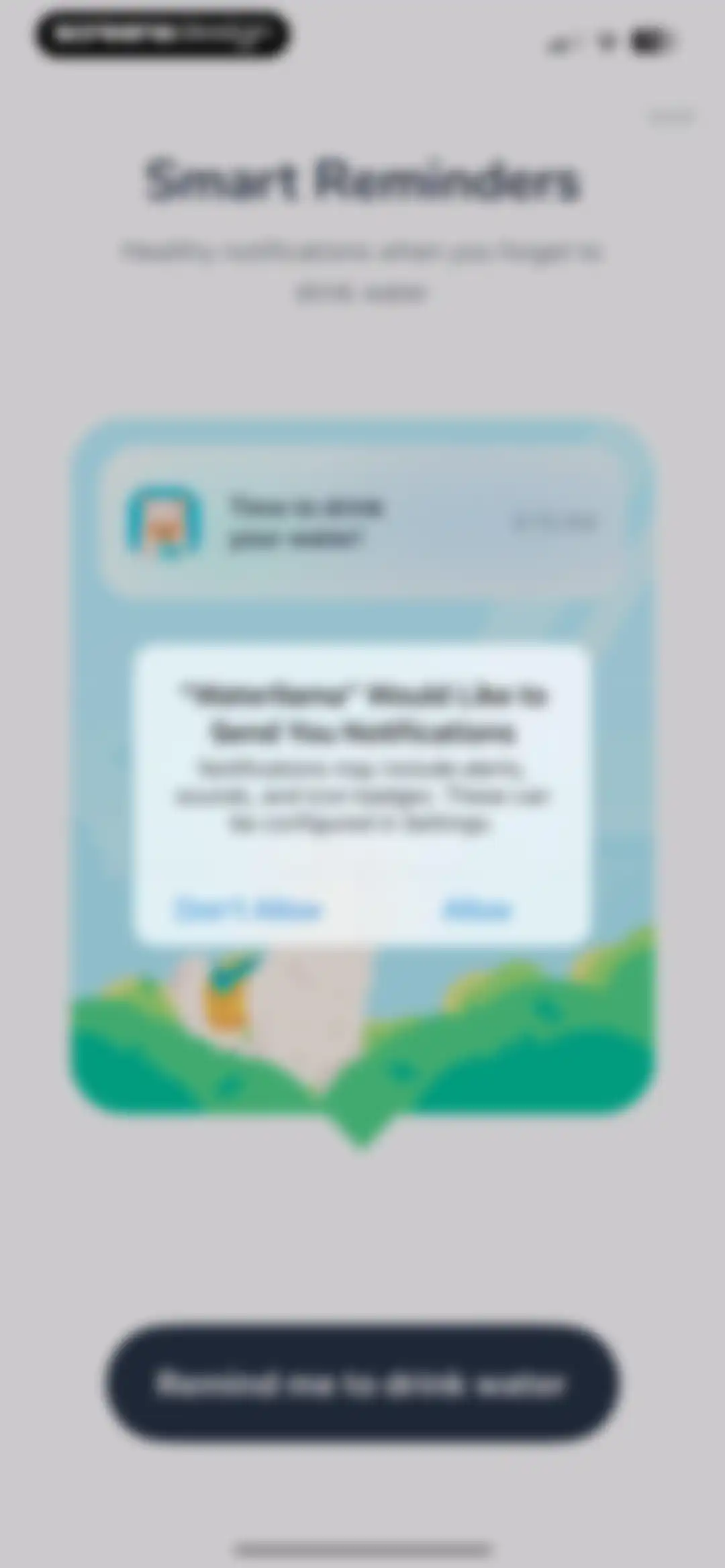 Water tracker Waterllama screen 11