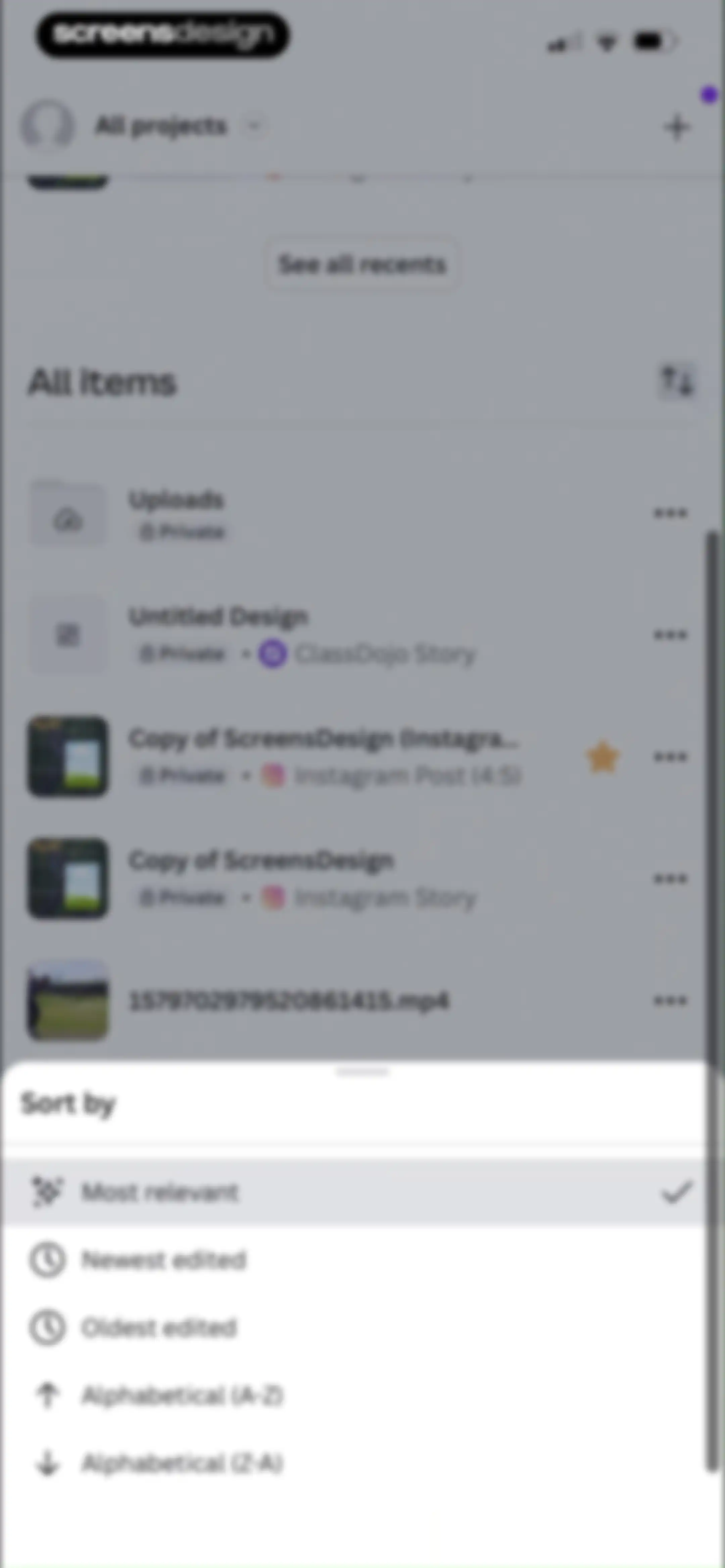 Canva: AI Video & Photo Editor screen 151