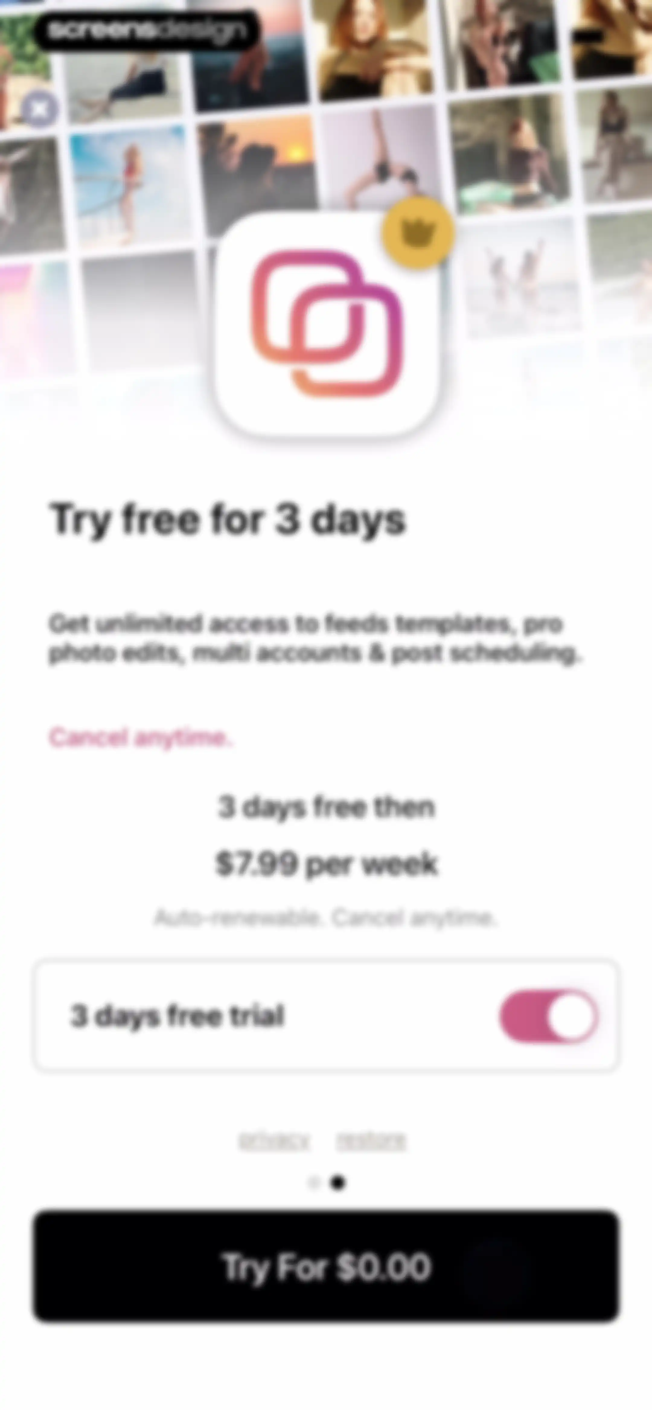 Feed Preview: Planner for IG screen 15