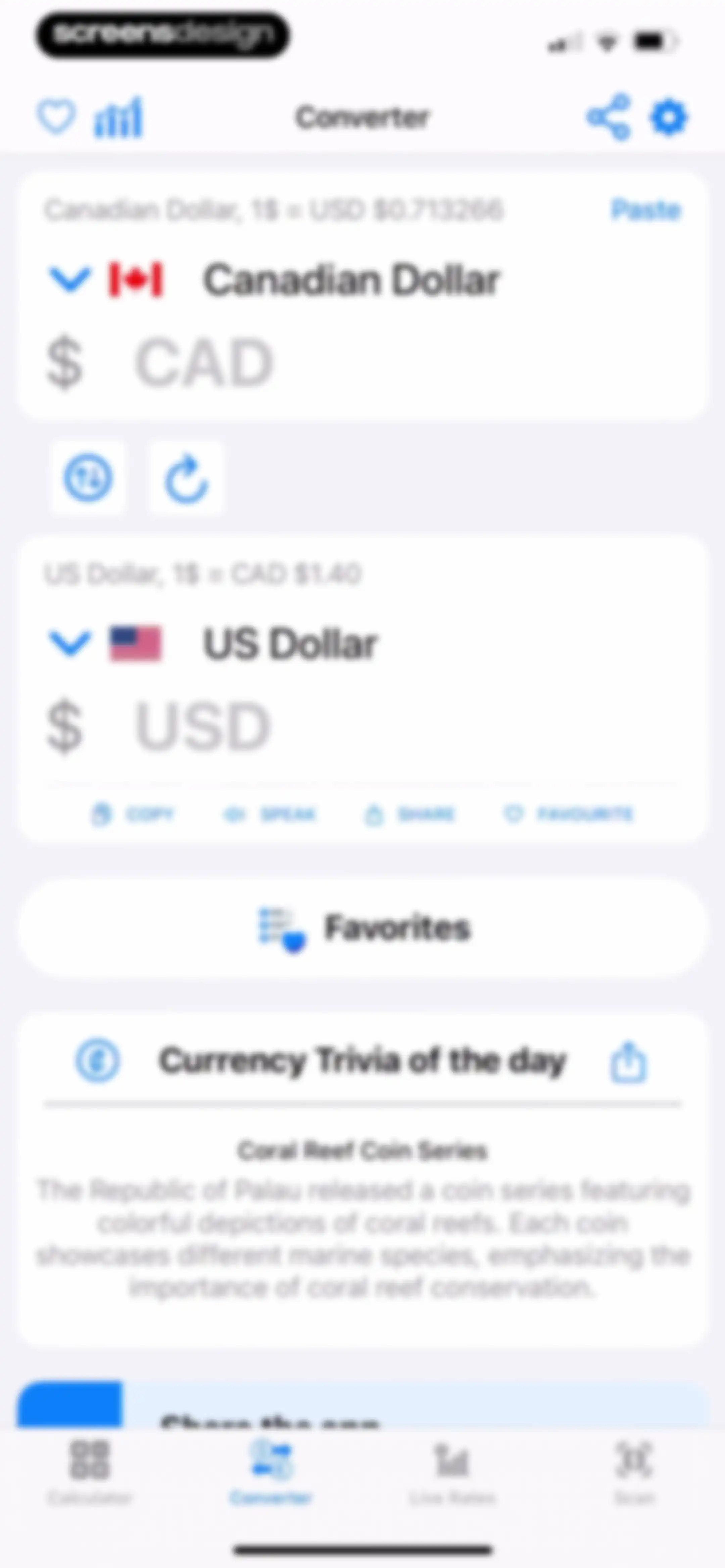 Currency Converter Calculator• screen 22