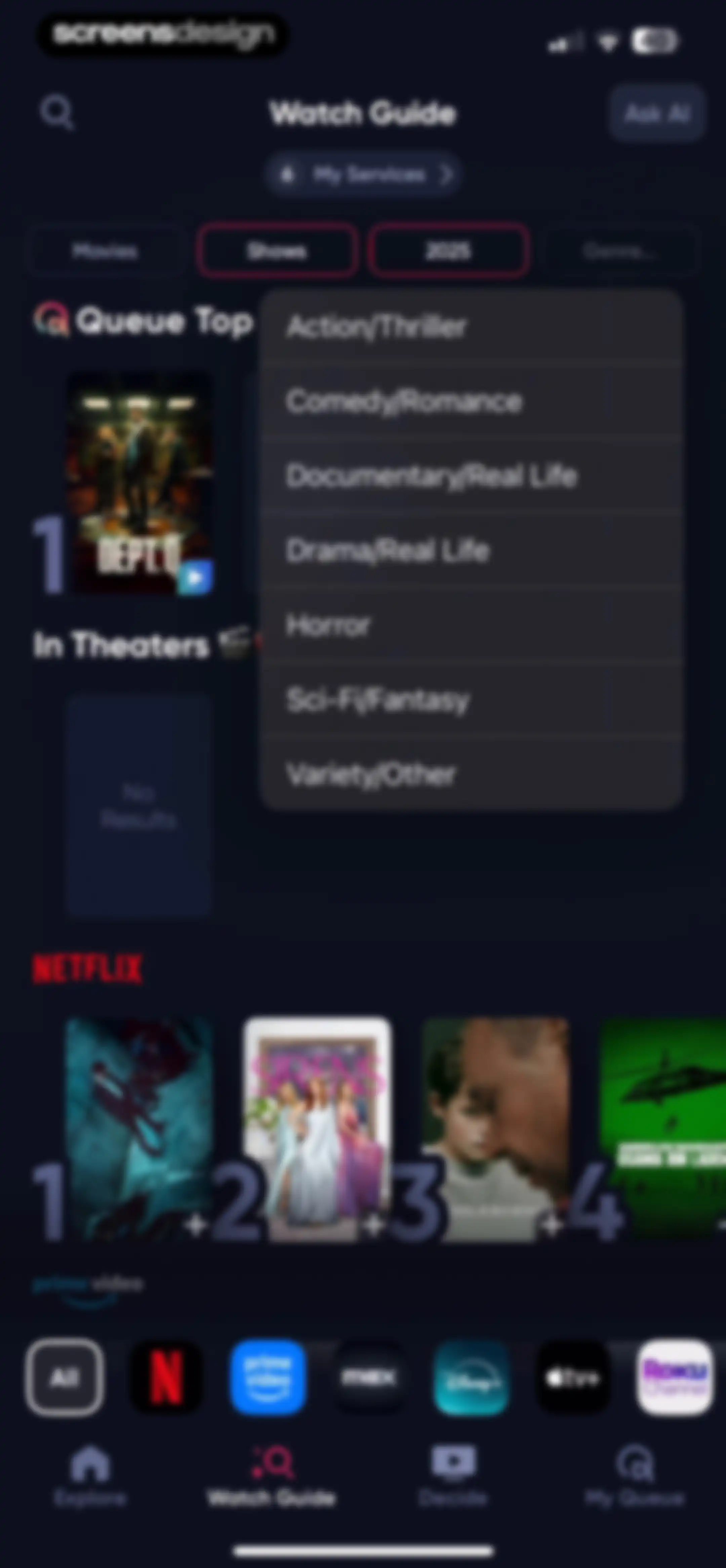 Queue - Find Movies & Shows screen 85