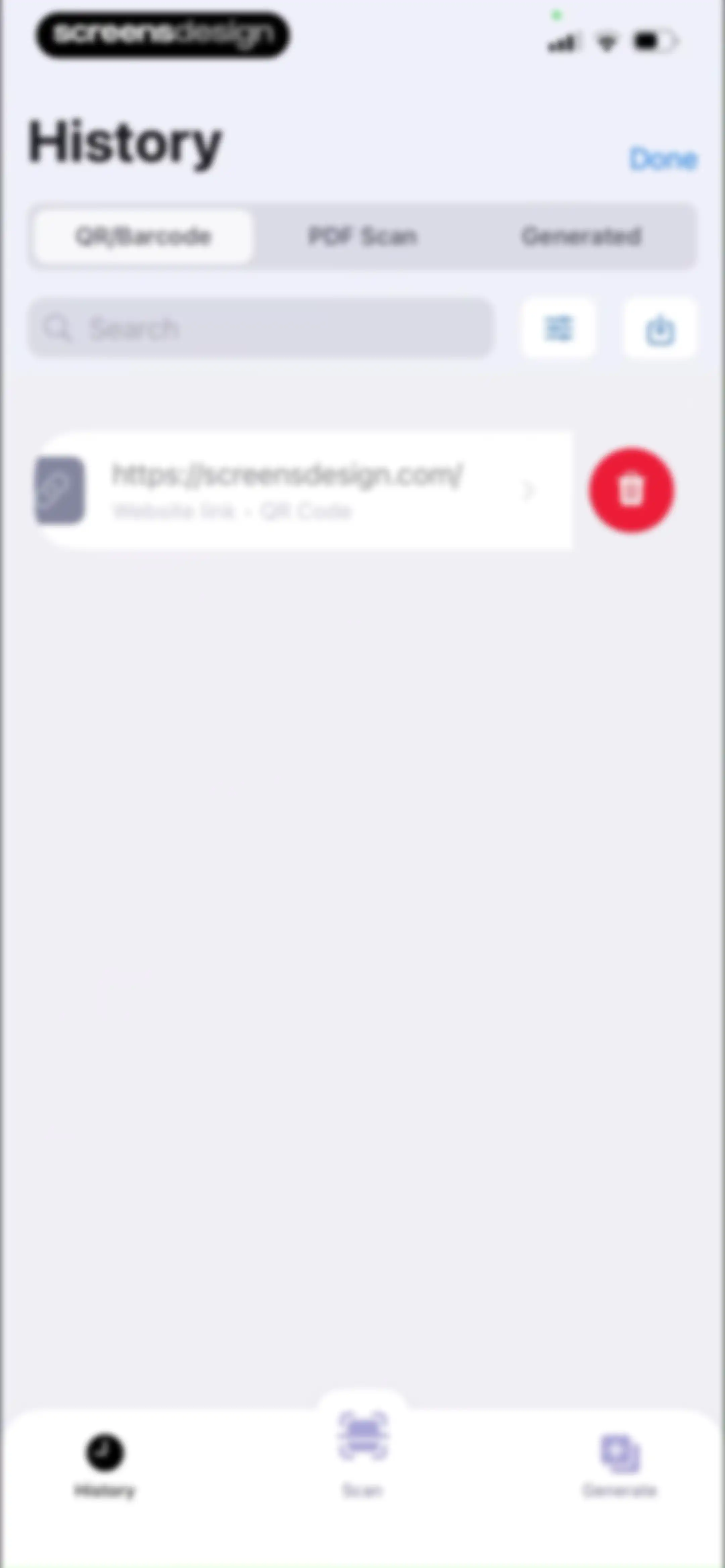 QR Code Reader, Barcode Scan screen 42
