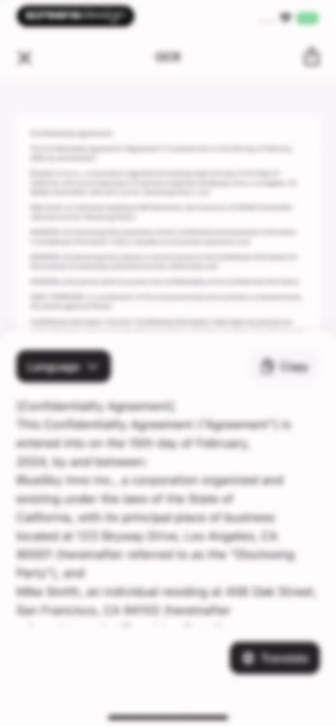 SCAN ACE · PDF Scanner App screen 8