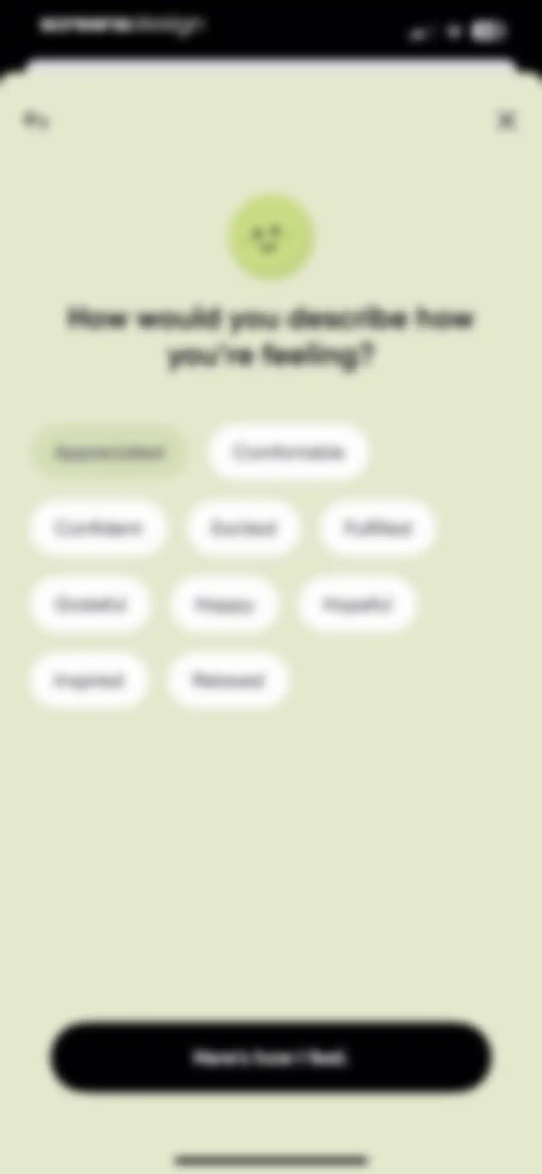 Me+ Lifestyle Routine screen 146