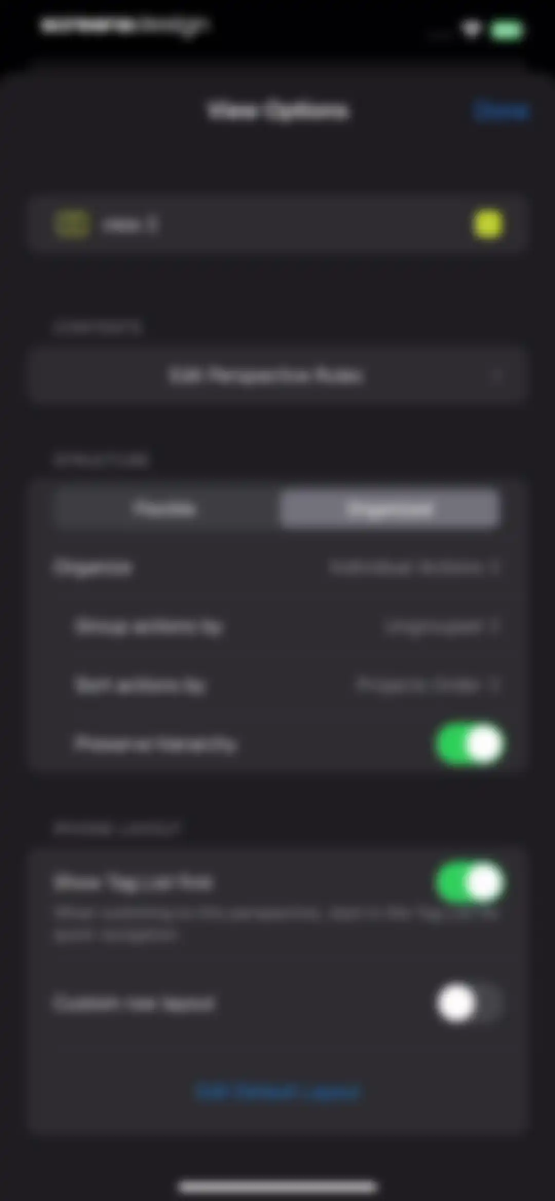 OmniFocus 4 screen 57