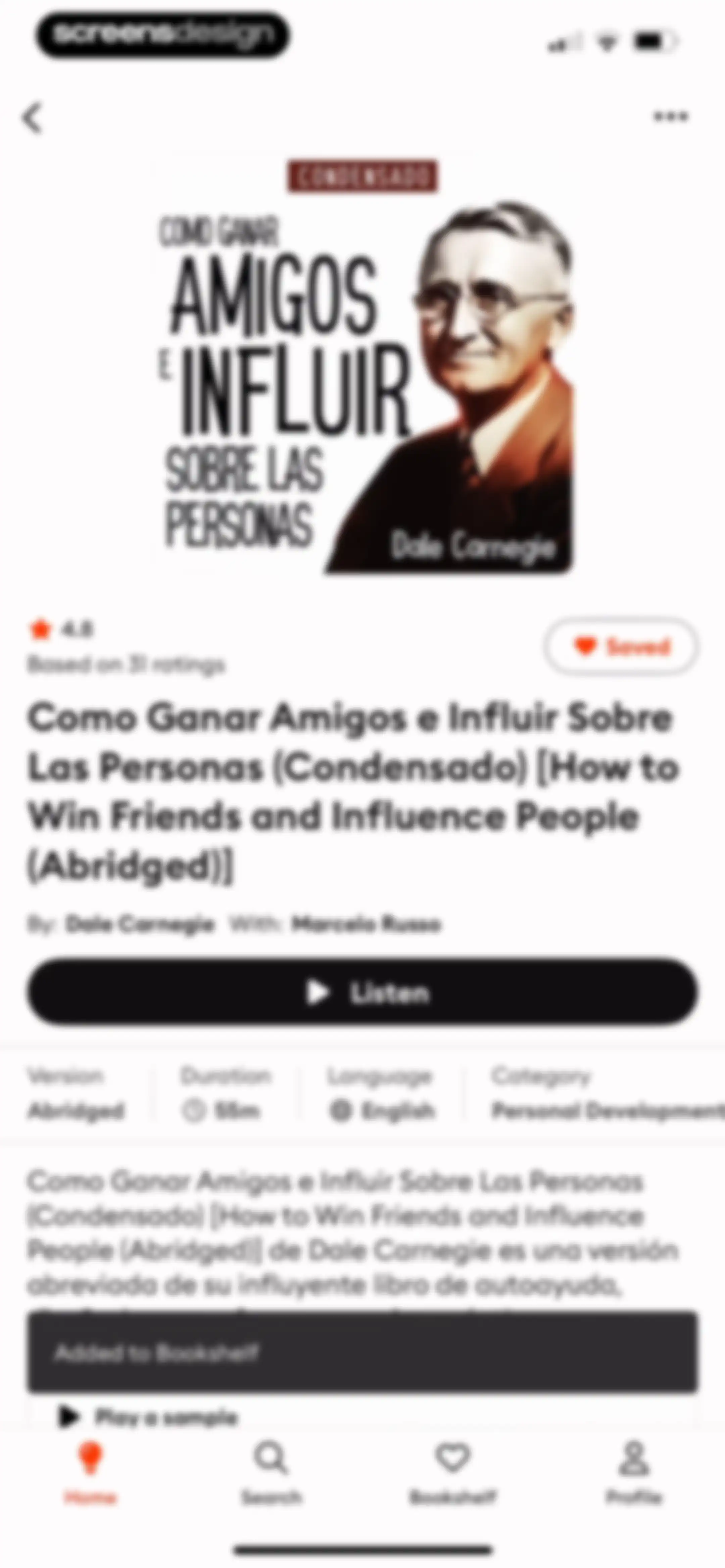 Storytel - Audiobooks Library screen 20