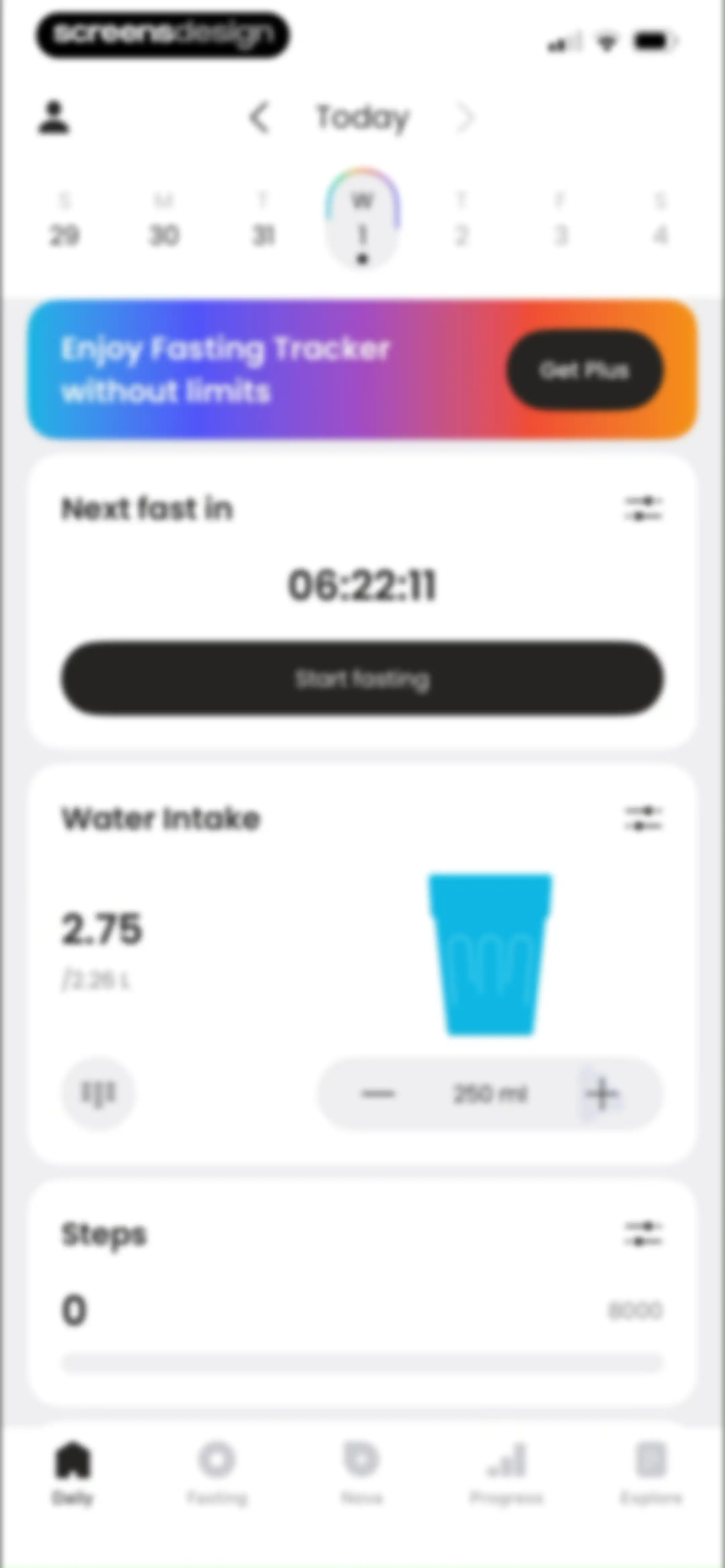 Fasting App: Tracker & Timer screen 110