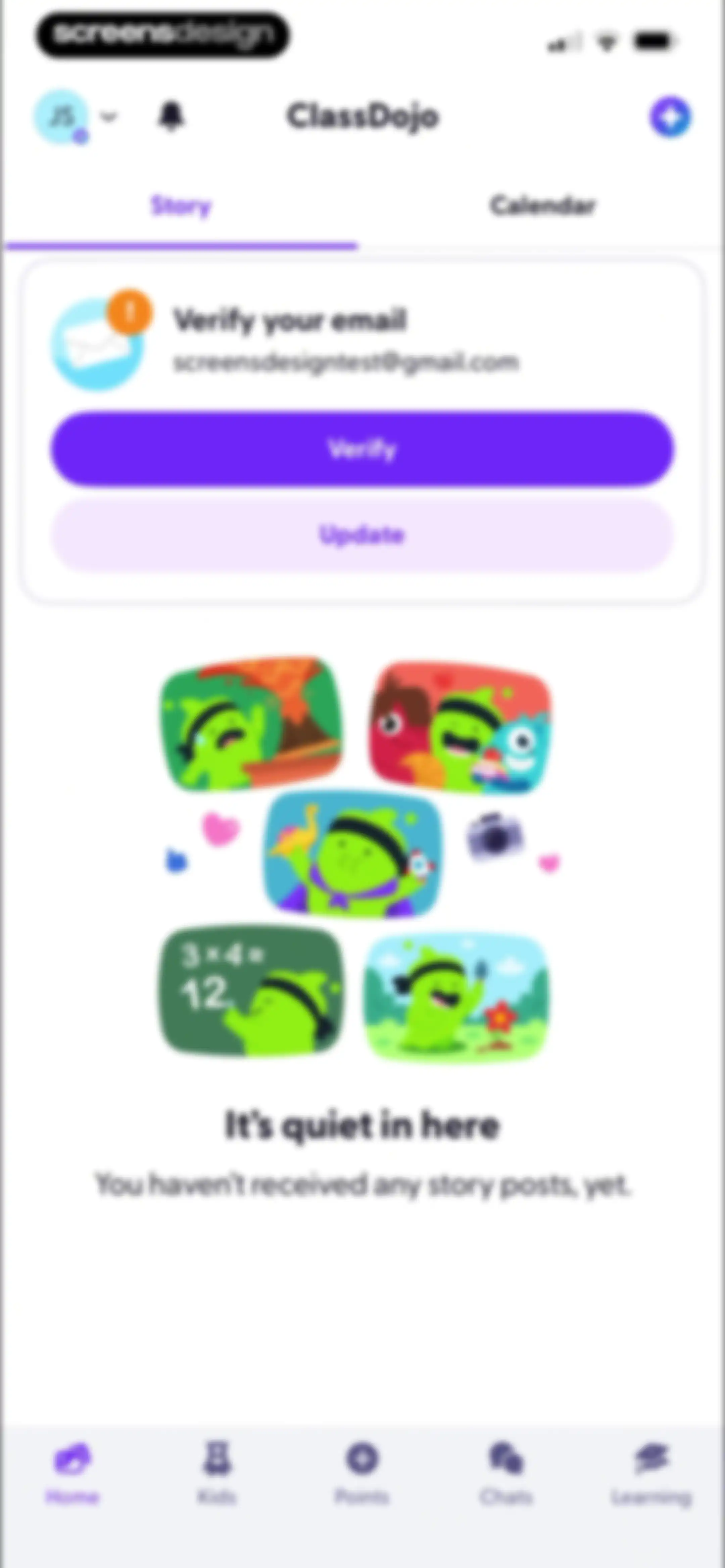 ClassDojo screen 17