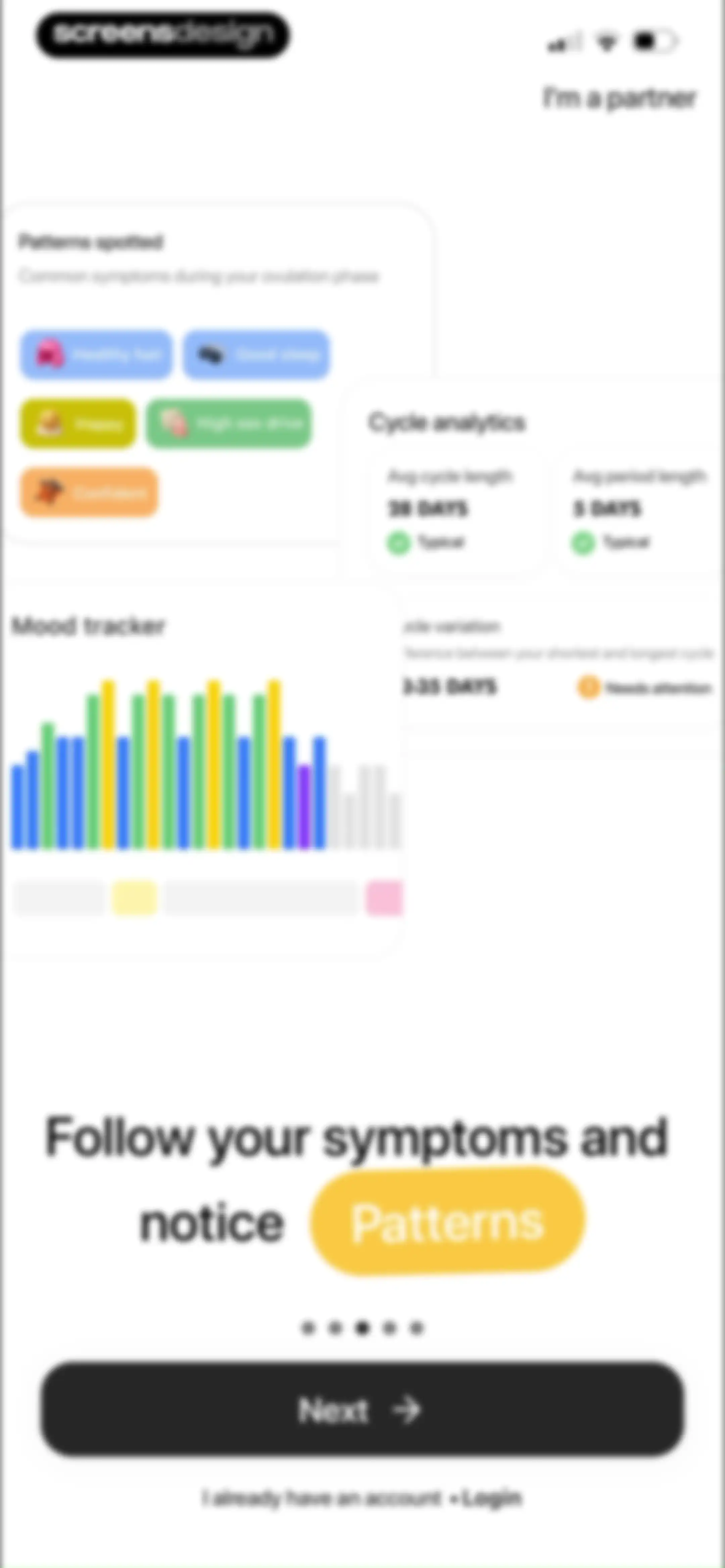 Harmony: Cycle Syncing, Period screen 5