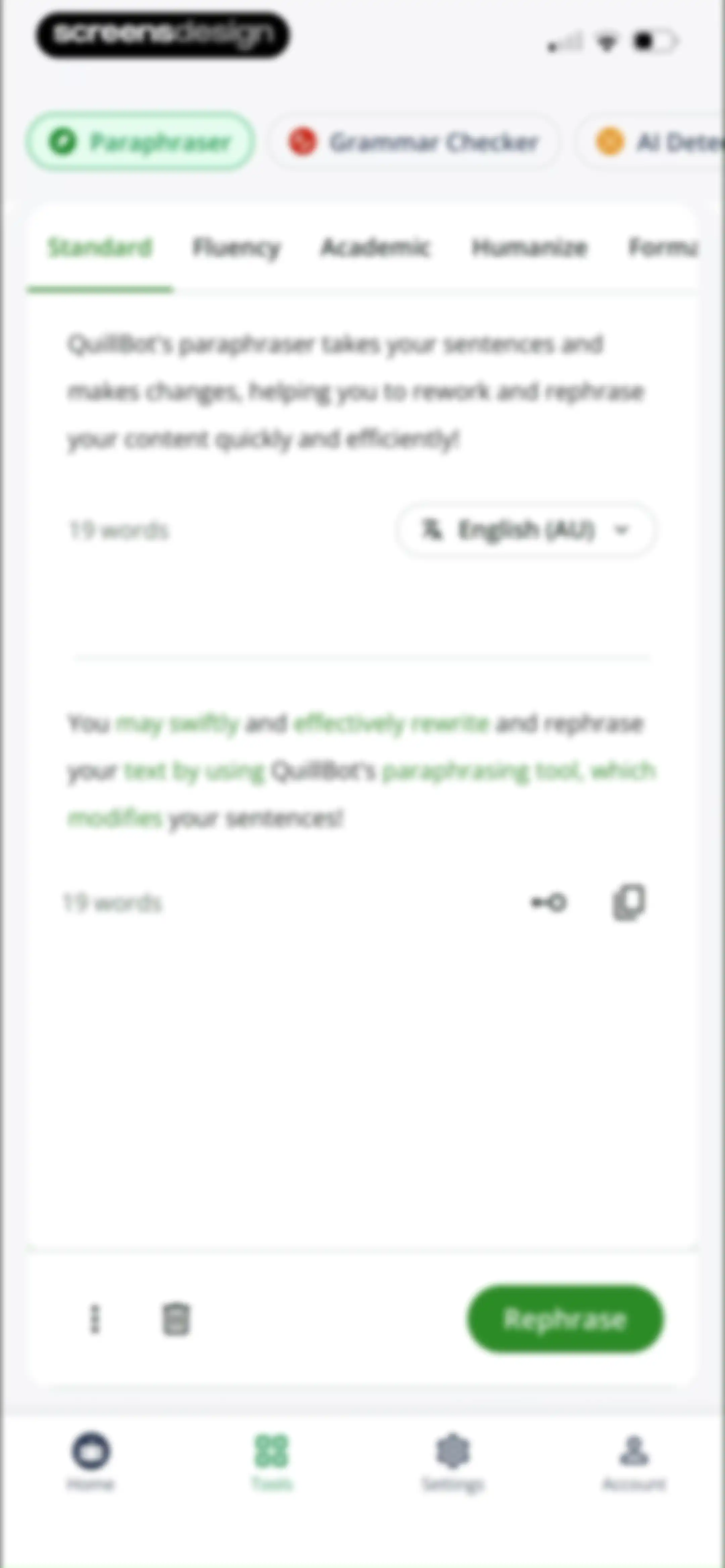 Quillbot-AI Writing & Keyboard screen 78