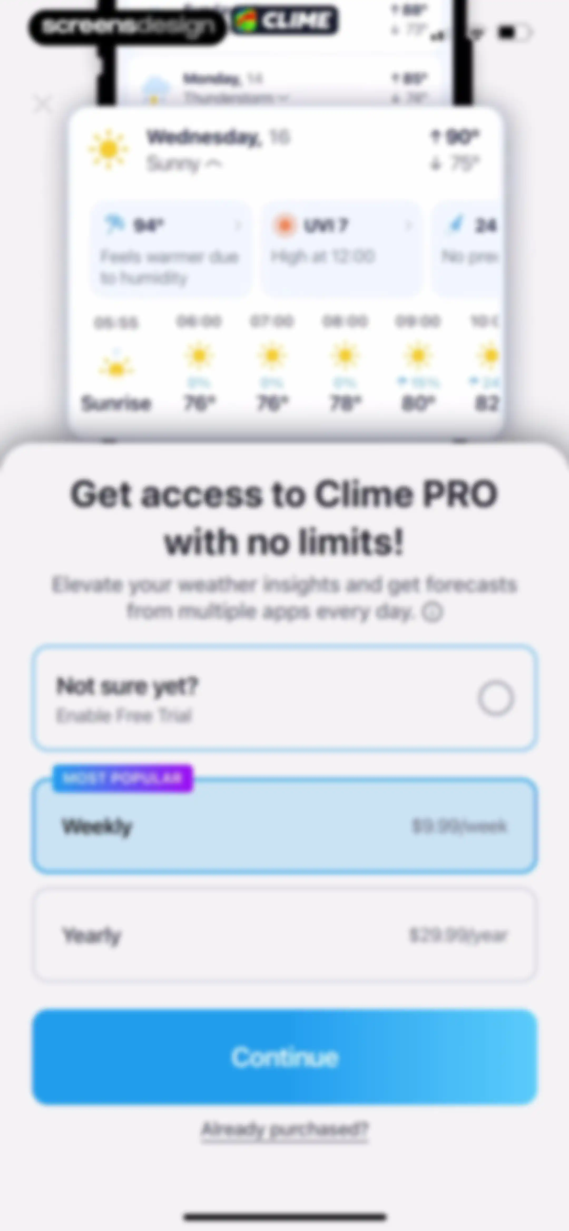 Clime: NOAA Weather Radar Live screen 12