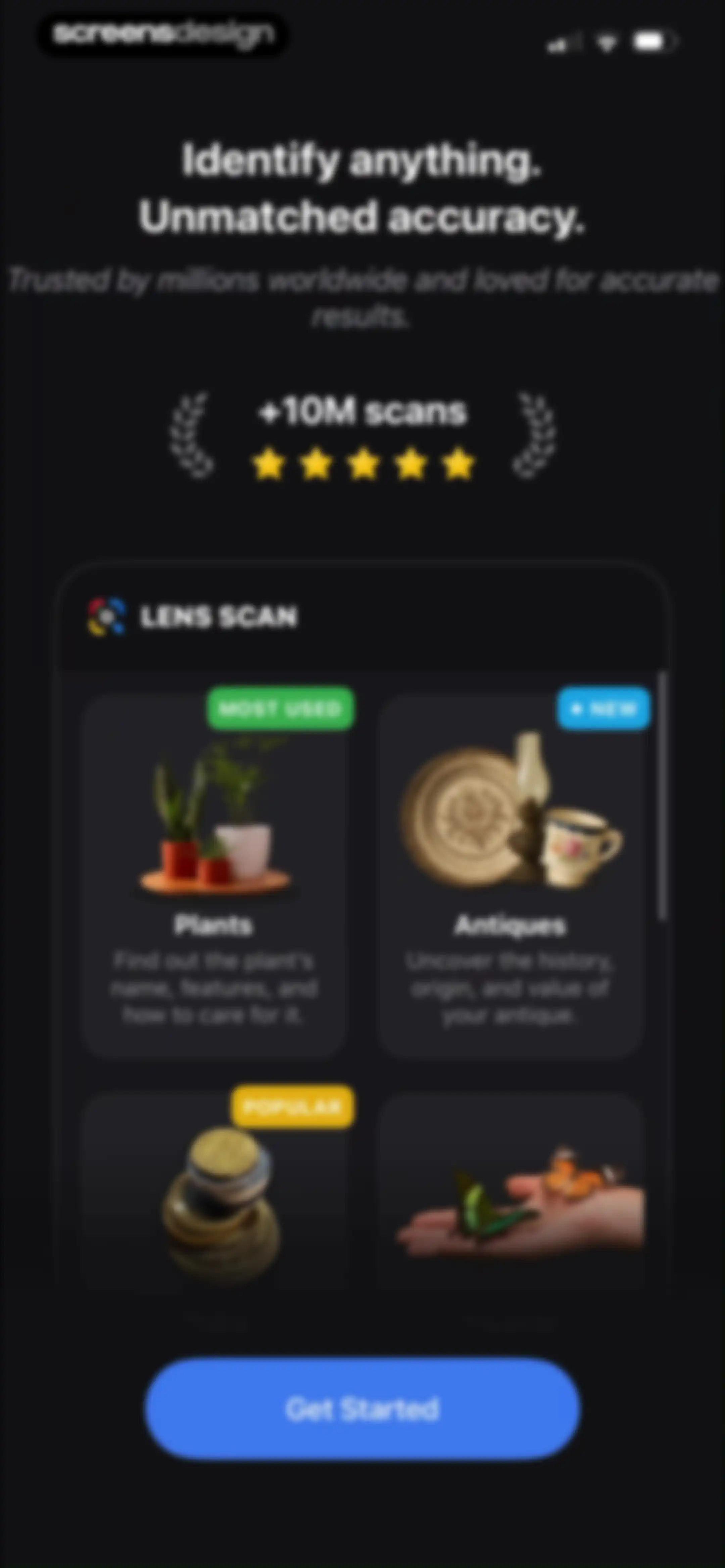 Lens Scan: Identify Anything screen 9