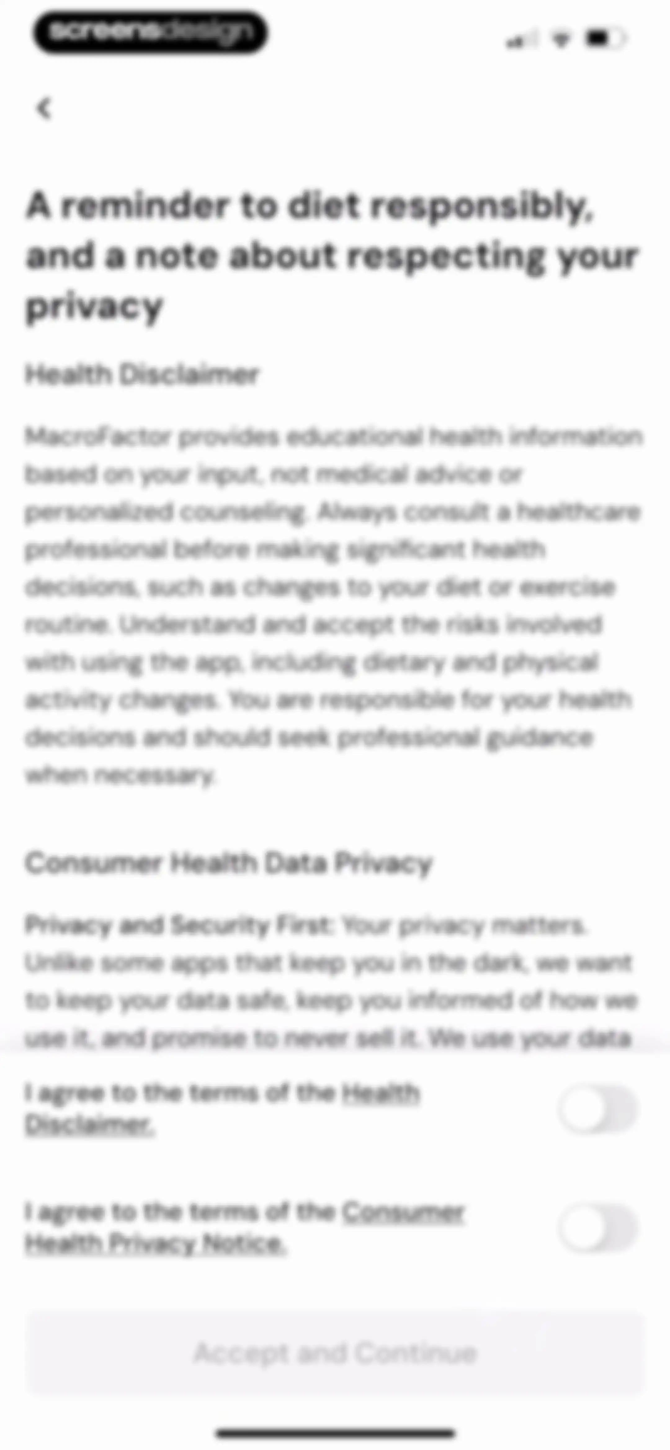 MacroFactor - Macro Tracker screen 67
