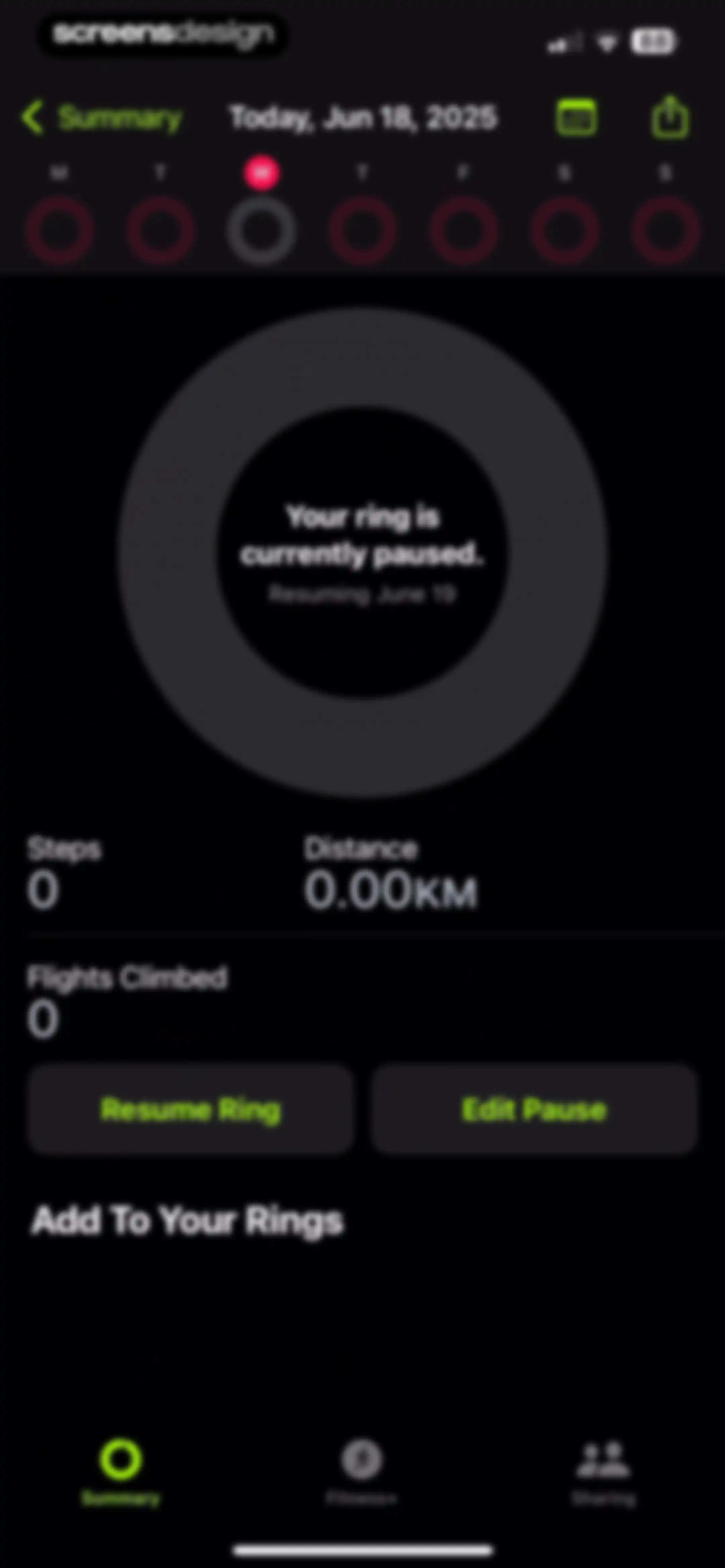 Apple Fitness screen 26