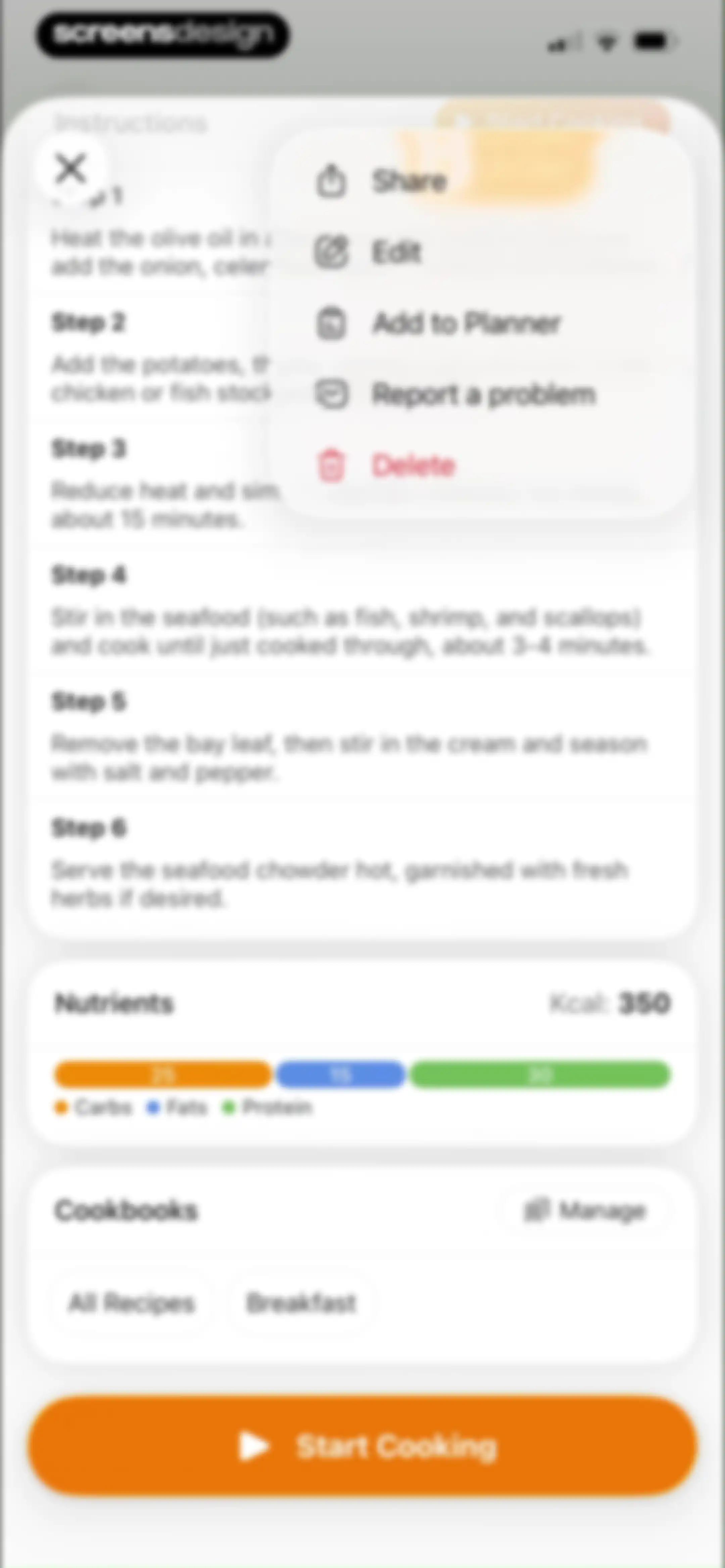 Yoomla・Recipe Keeper & Planner screen 29