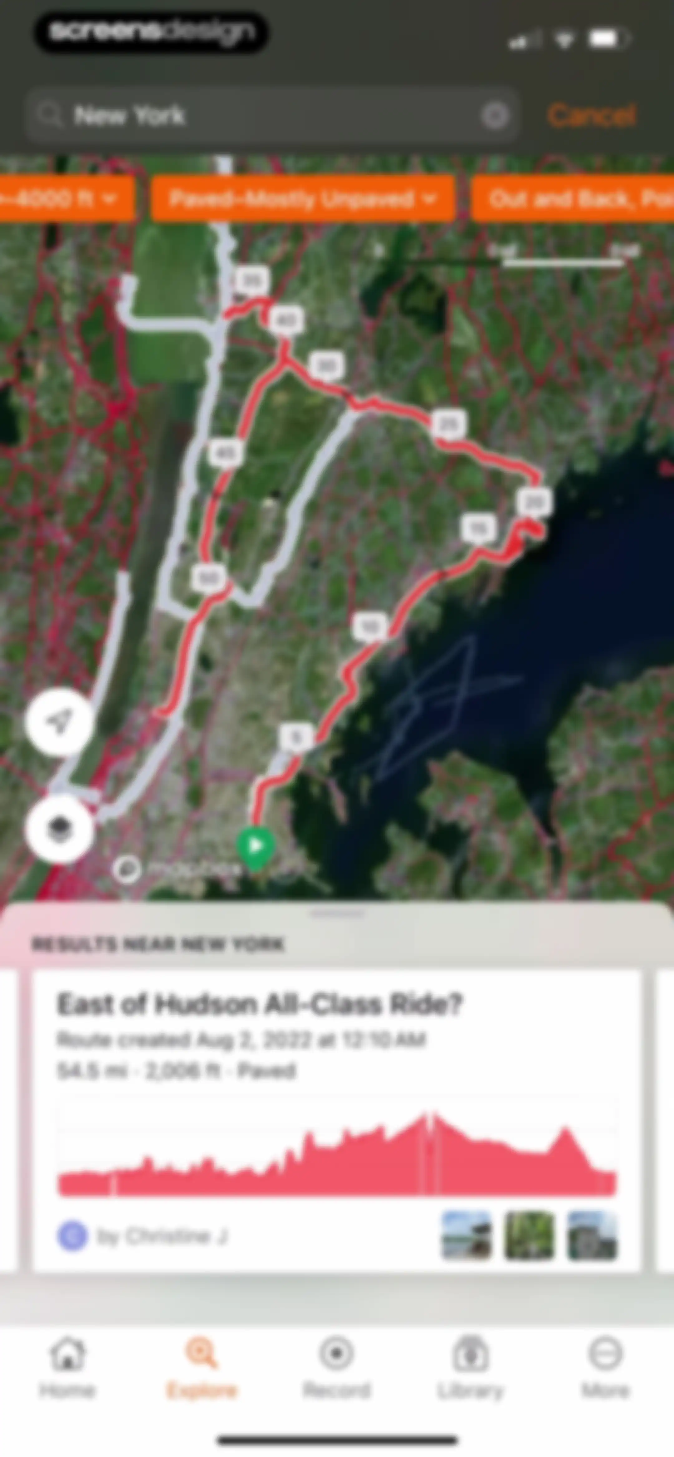 Ride with GPS: Bike Navigation screen 113
