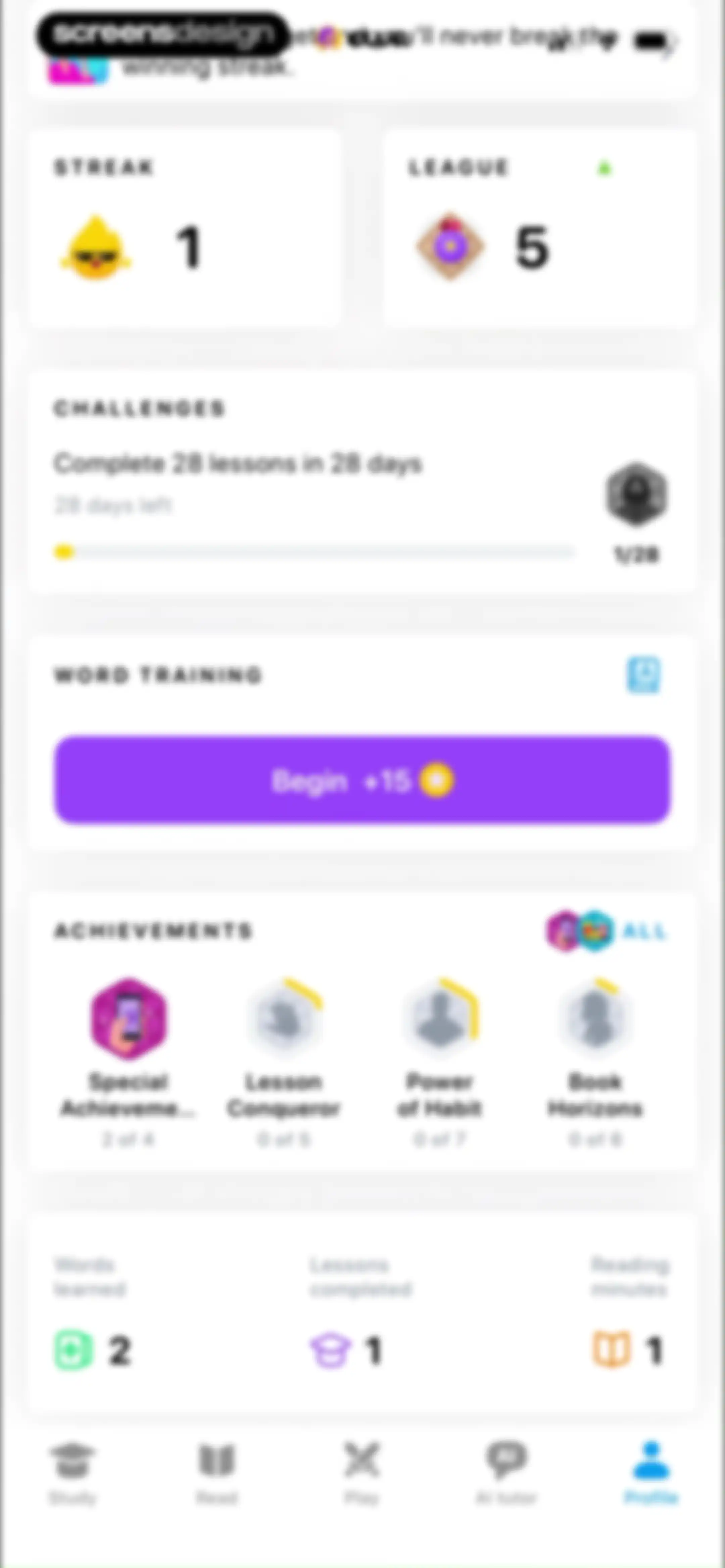 EWA: Learn Languages screen 173
