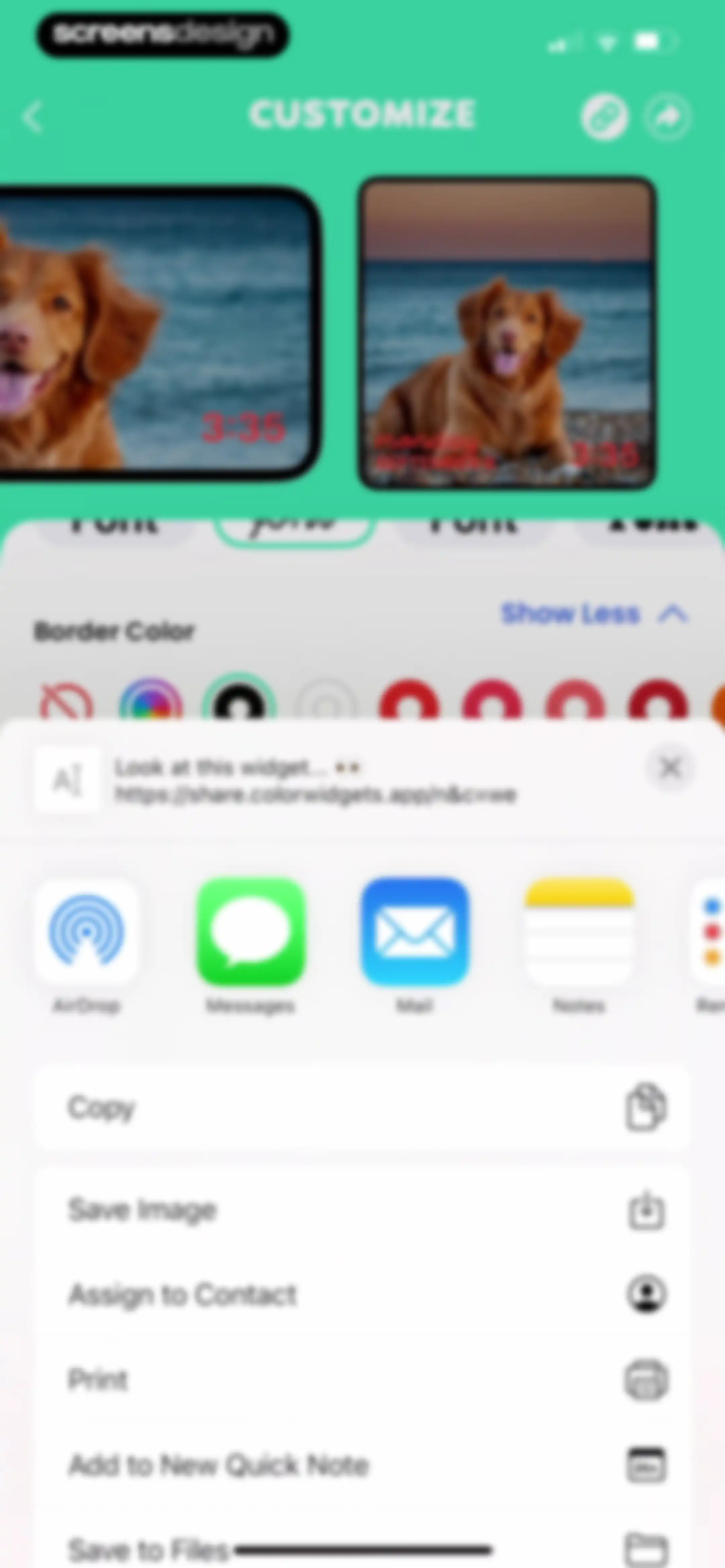 Color Widgets screen 28