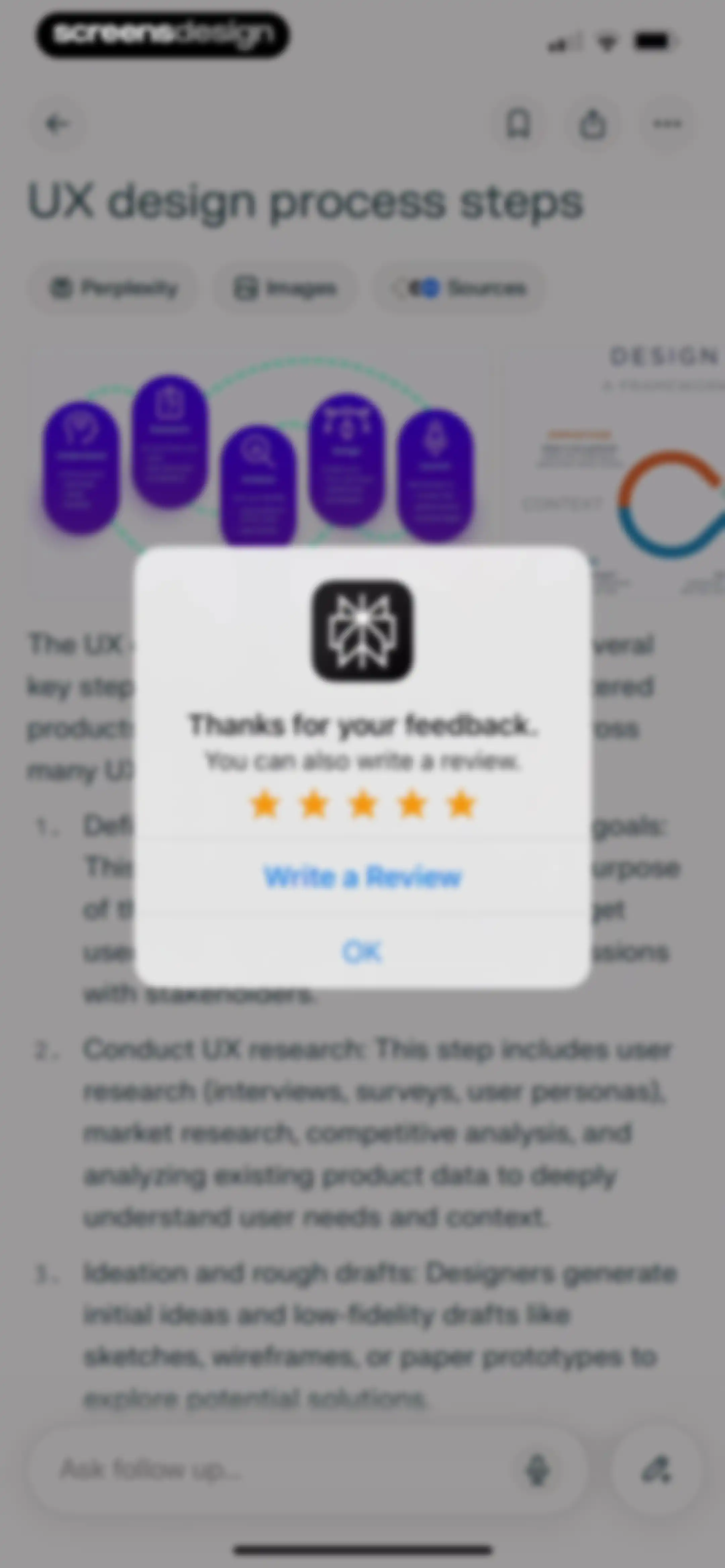 Perplexity - AI Search & Chat screen 26
