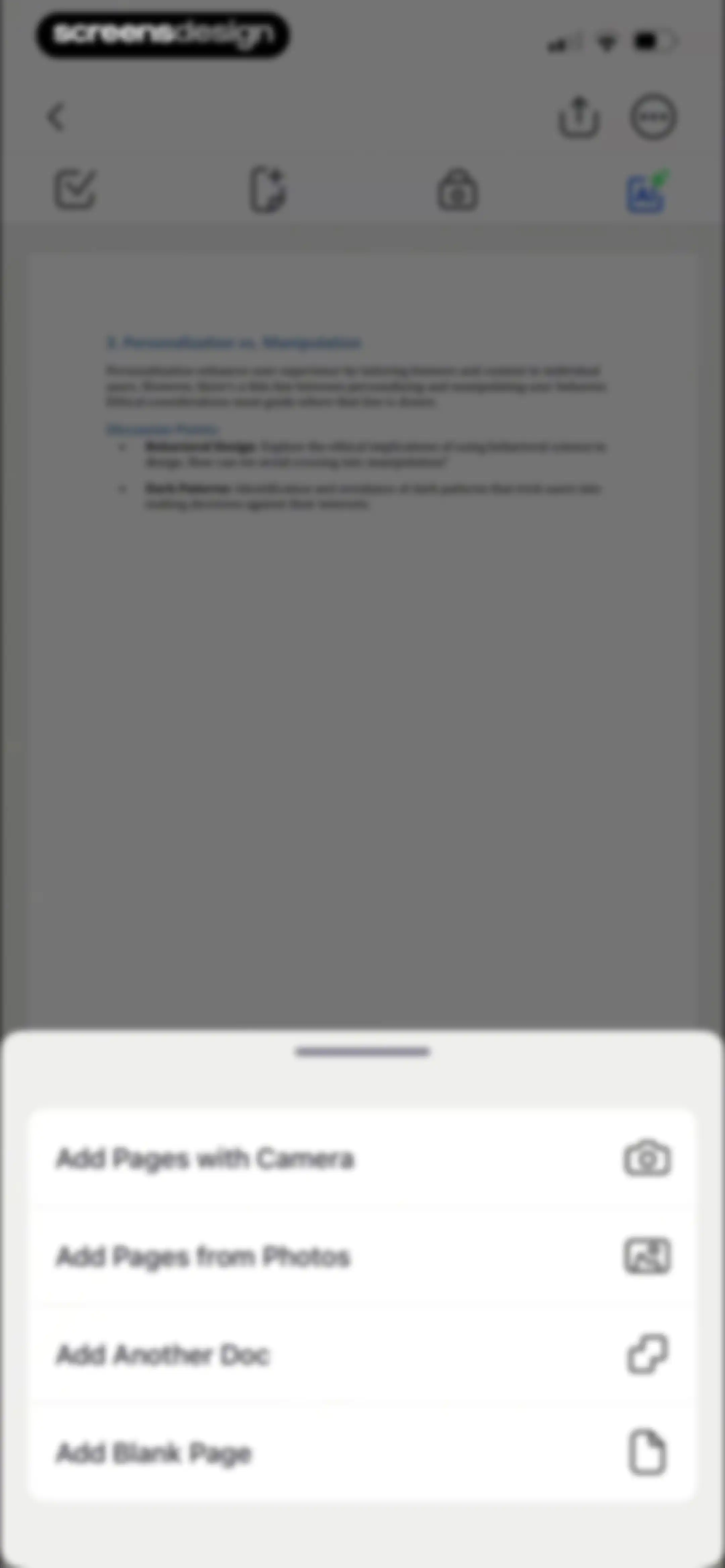 Forma: PDF Document Editor screen 79