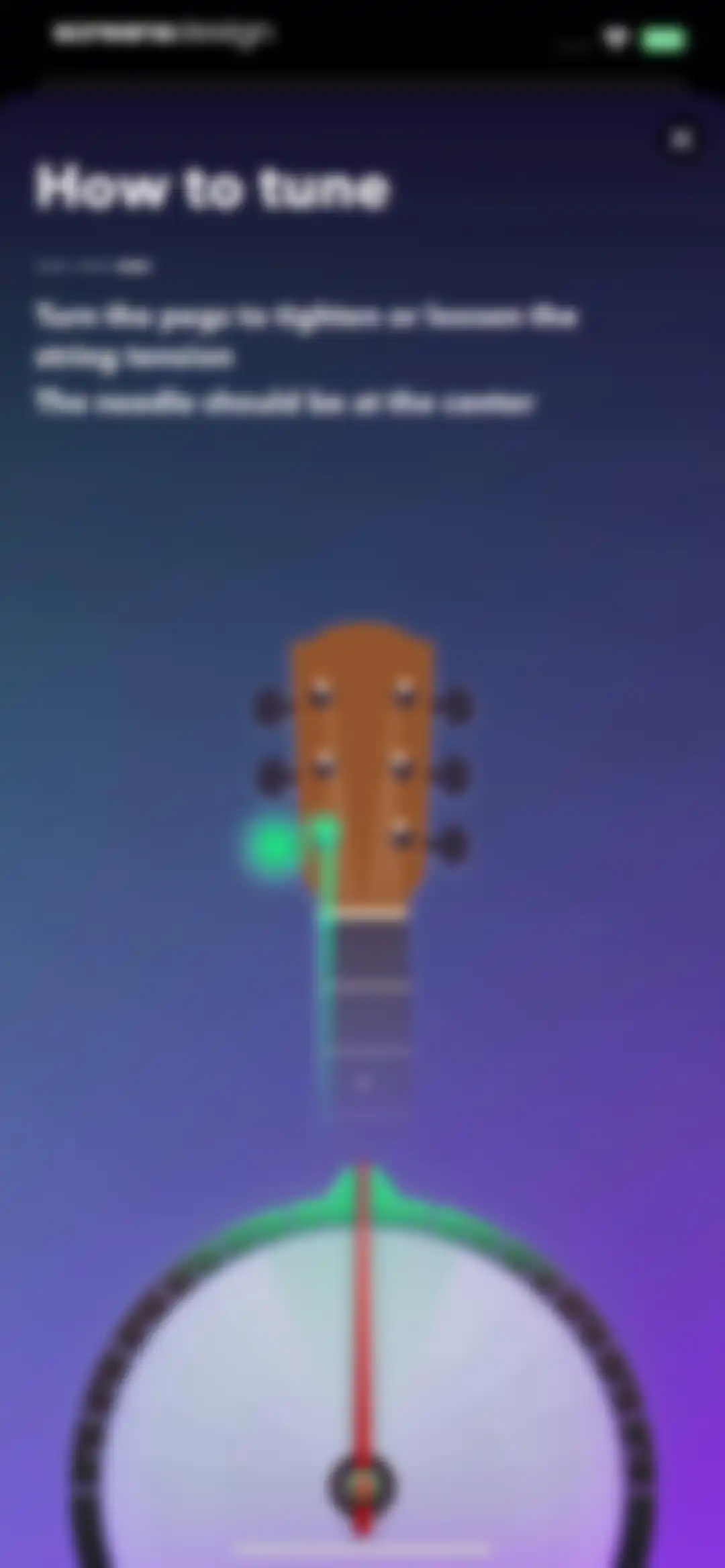 Guitar Tuner Easy tune chords screen 16