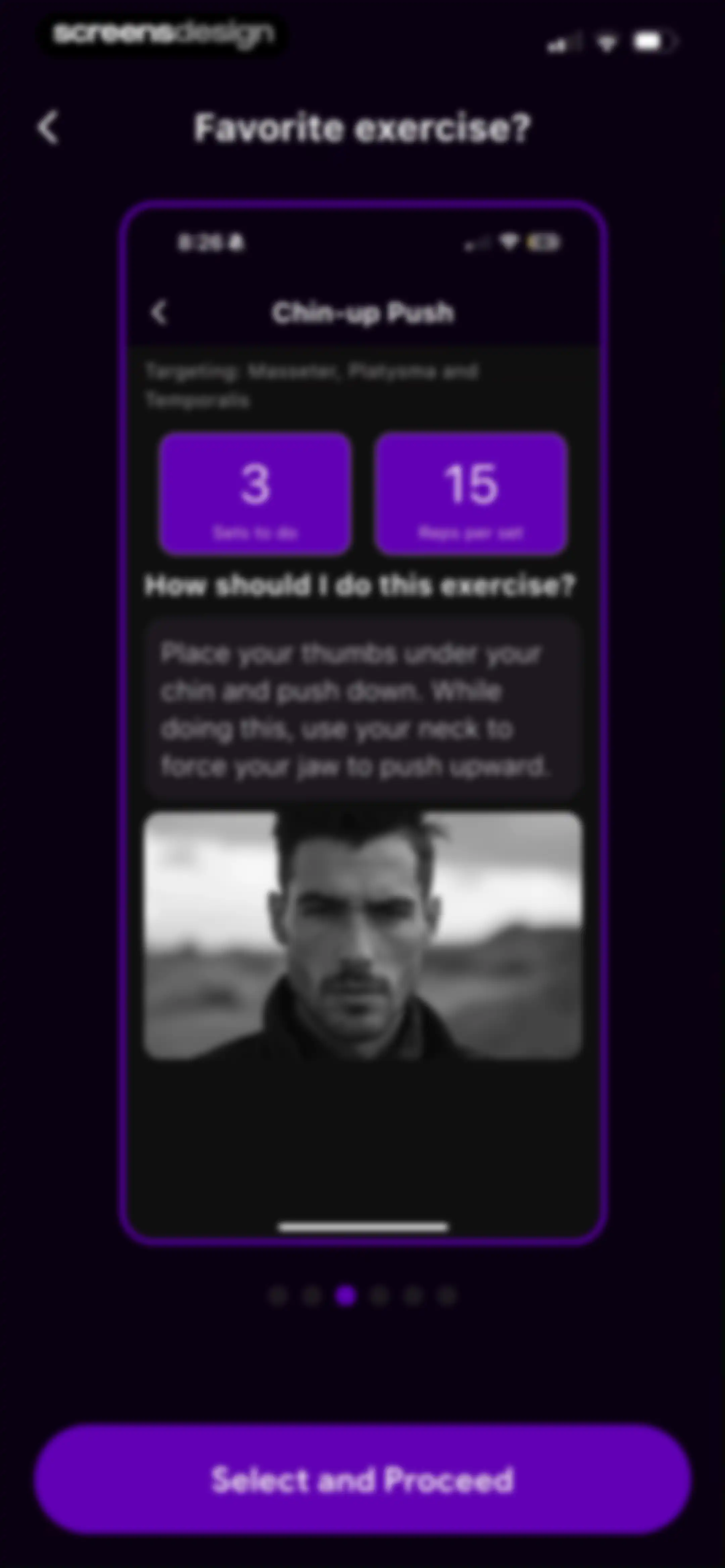 JawMax screen 13