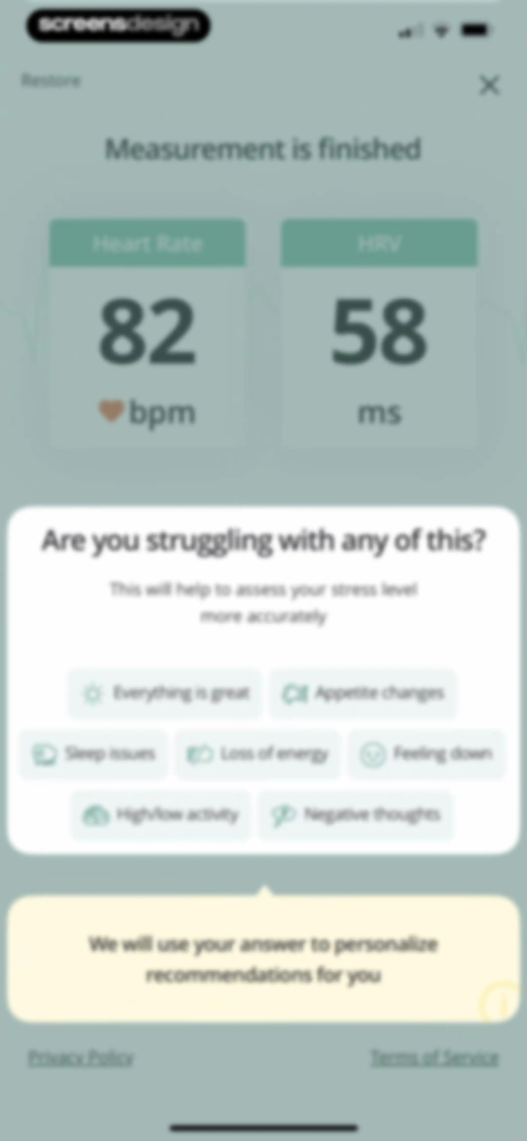 Pulsebit: Heart Rate Monitor screen 96