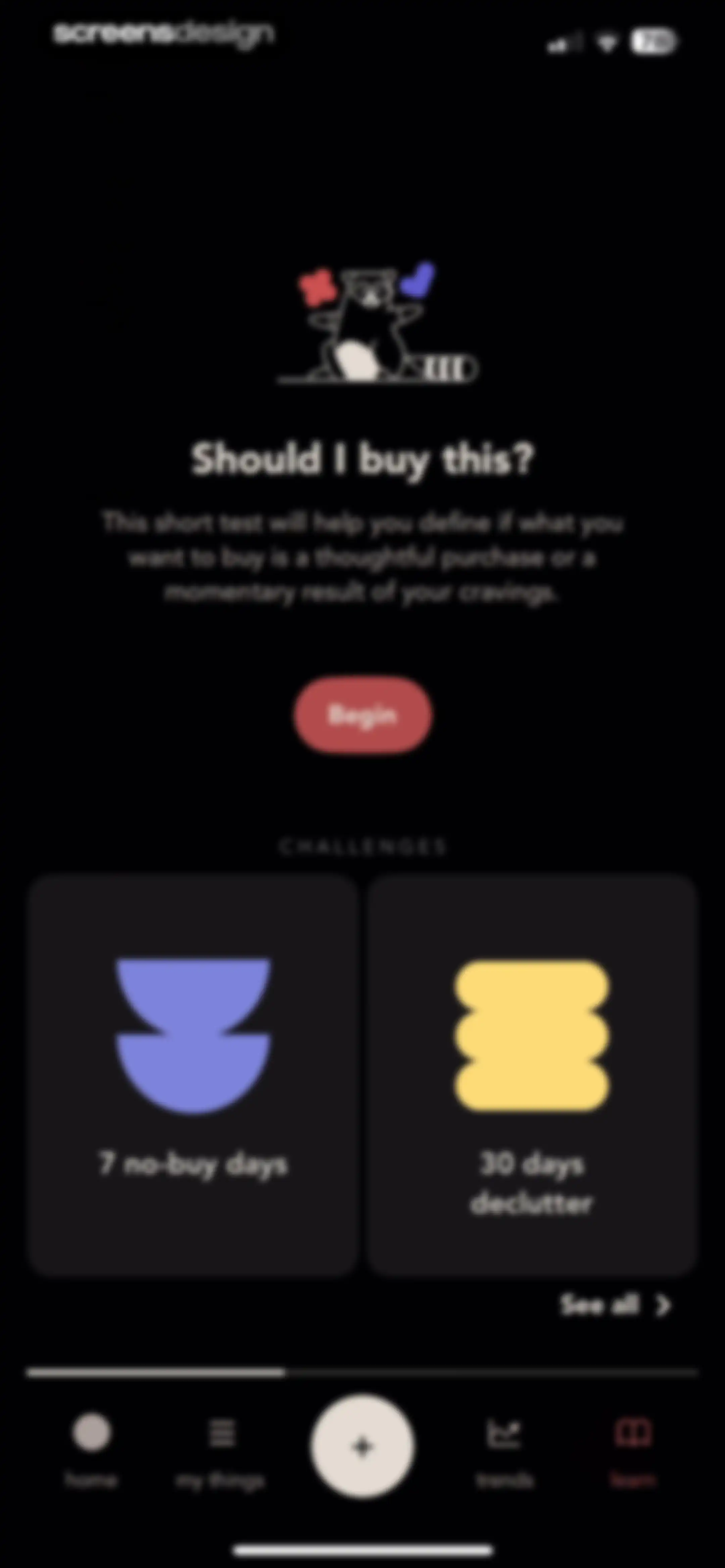 bless. minimal shopping habits screen 52