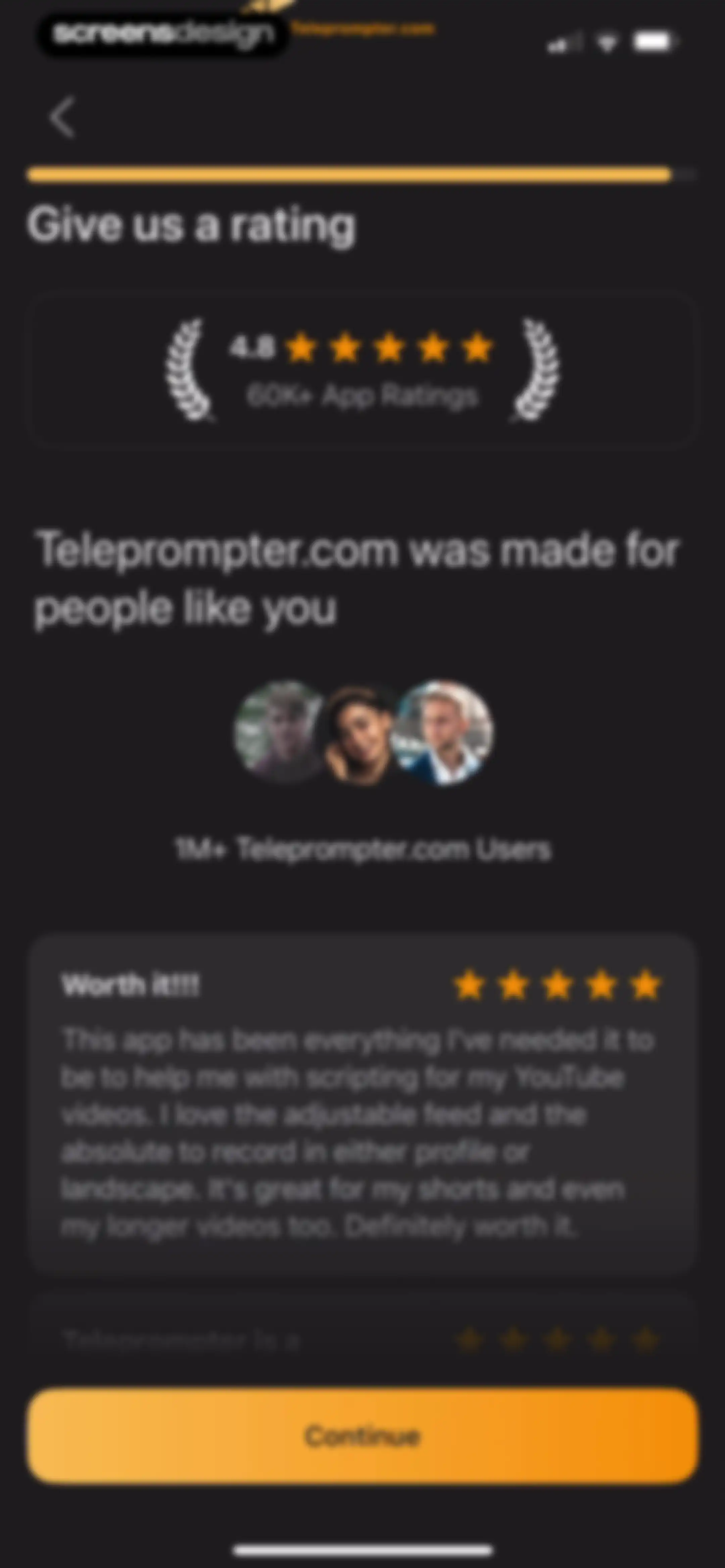 Teleprompter.com screen 17