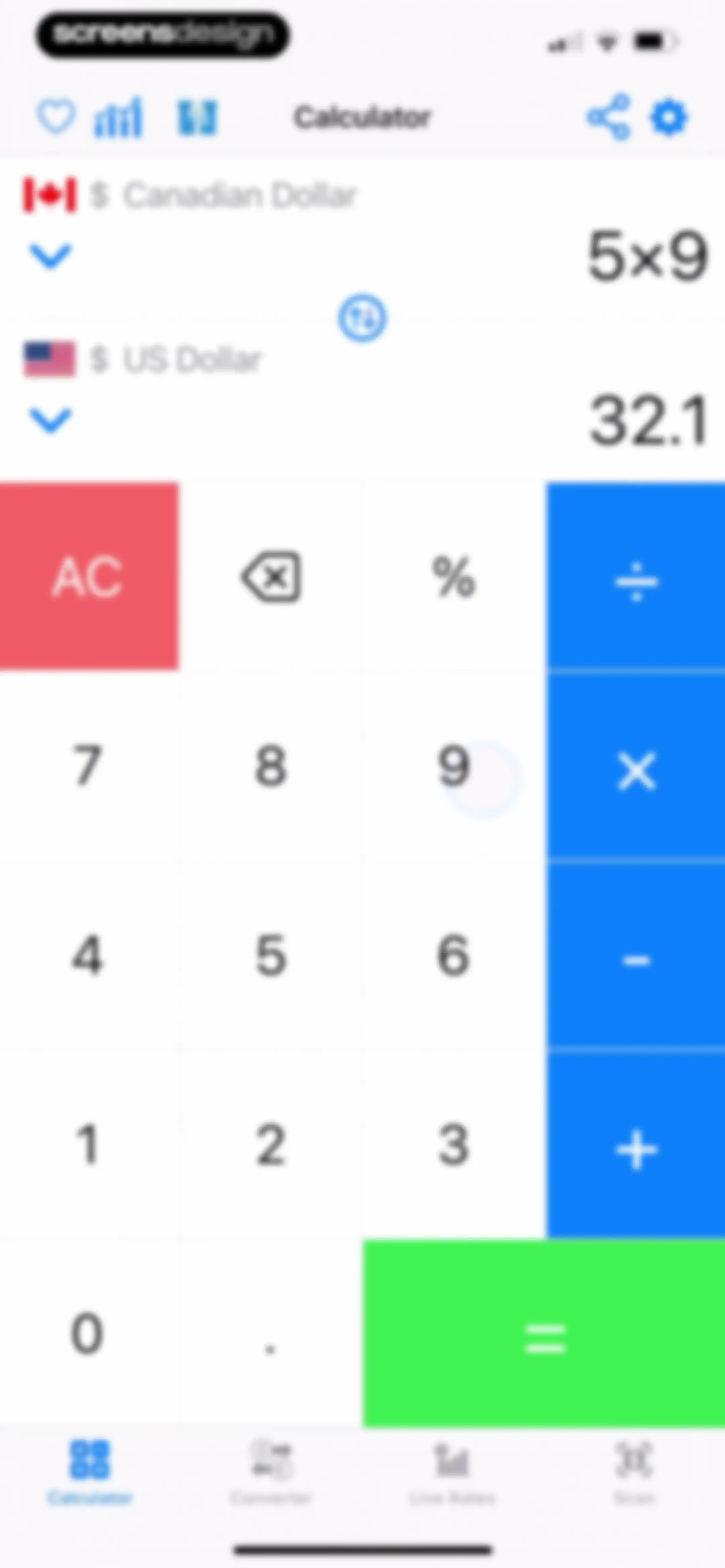 Currency Converter Calculator• screen 15