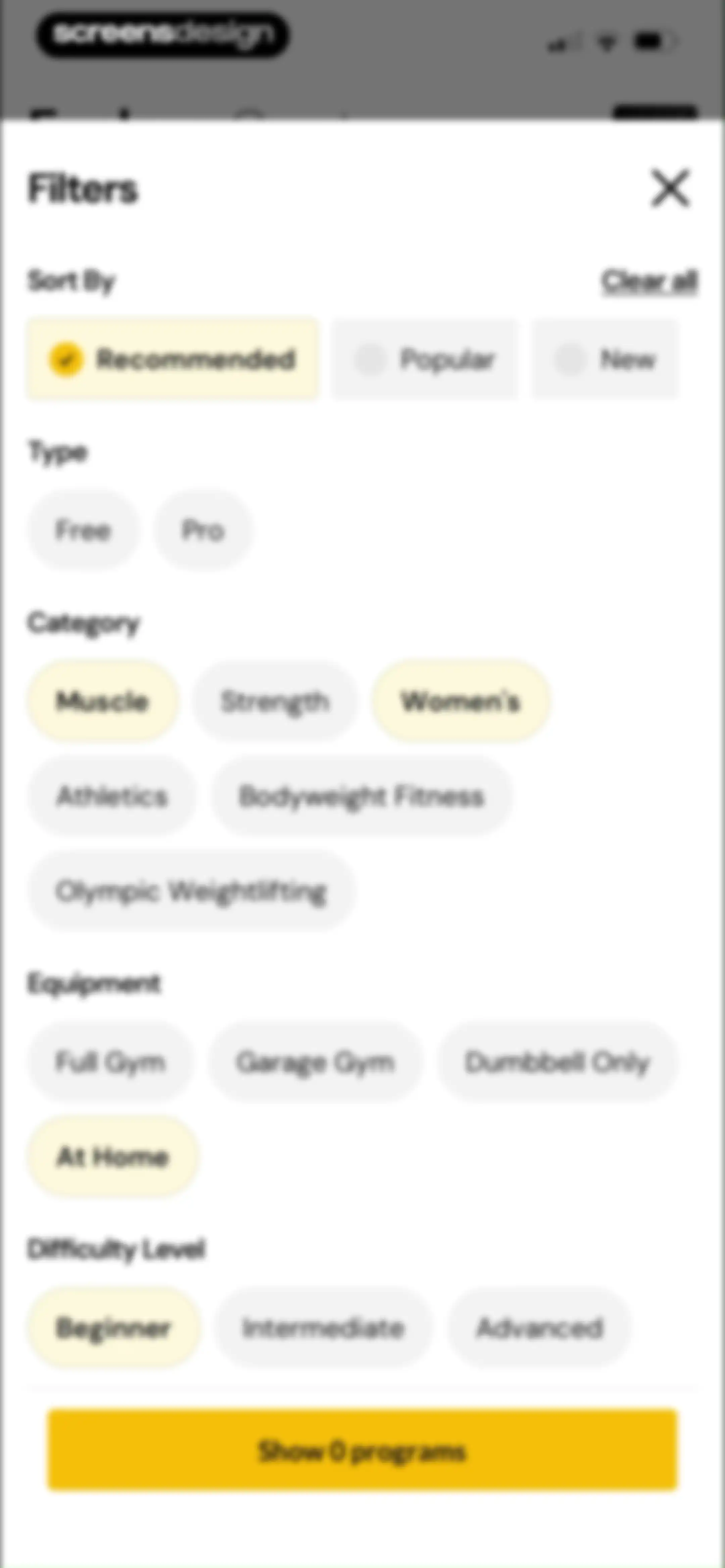 Boostcamp: Workout Programs screen 132