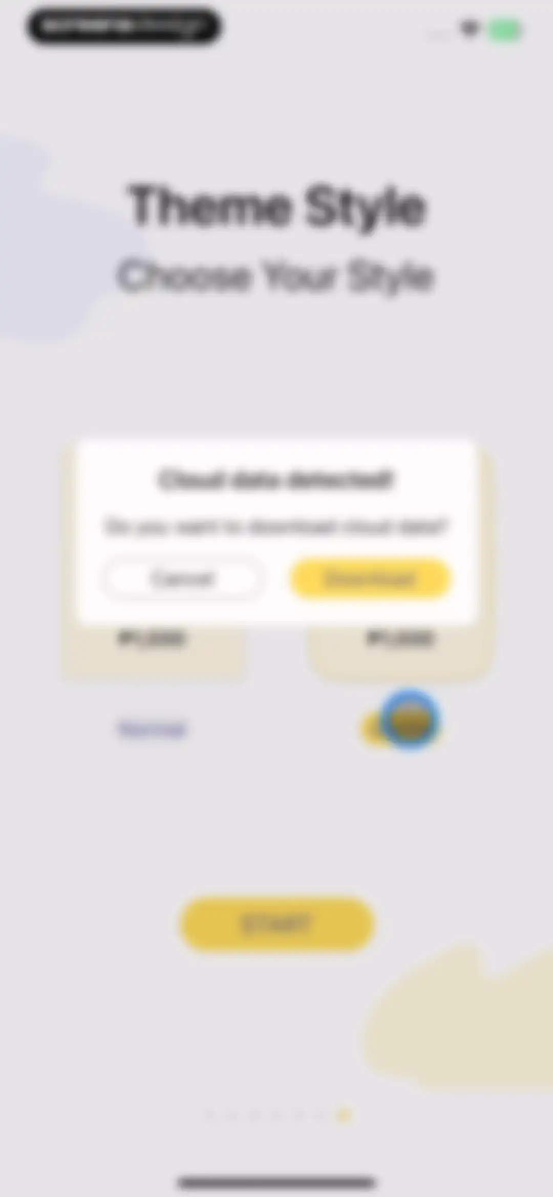 Budget app - spending tracker screen 9