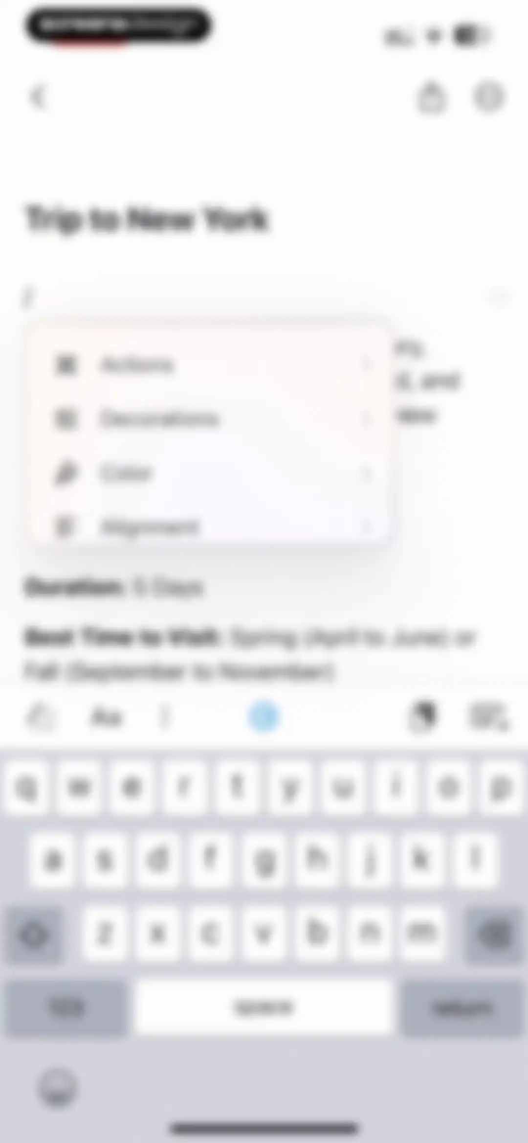 Craft: Notes, Documents, AI screen 24