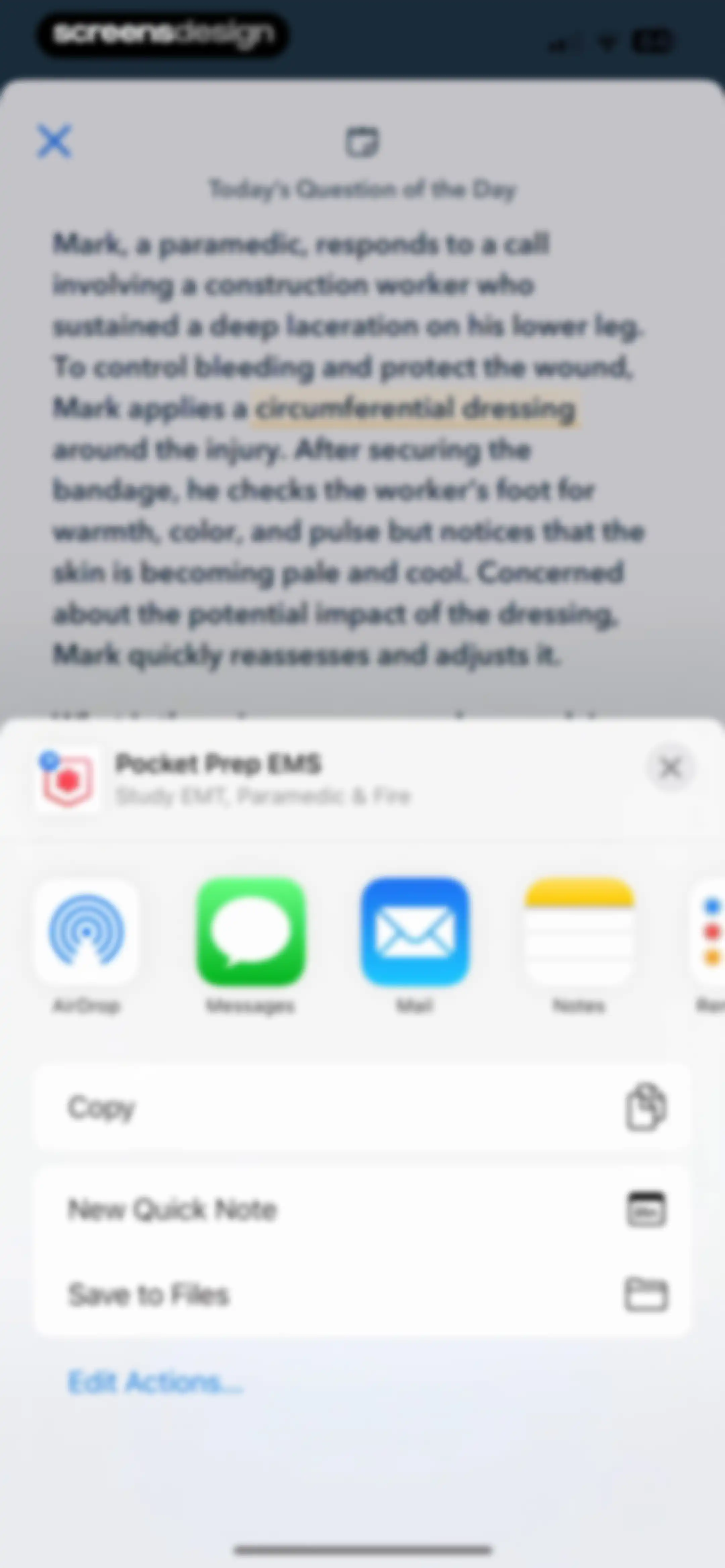 Pocket Prep EMS 2026 screen 24
