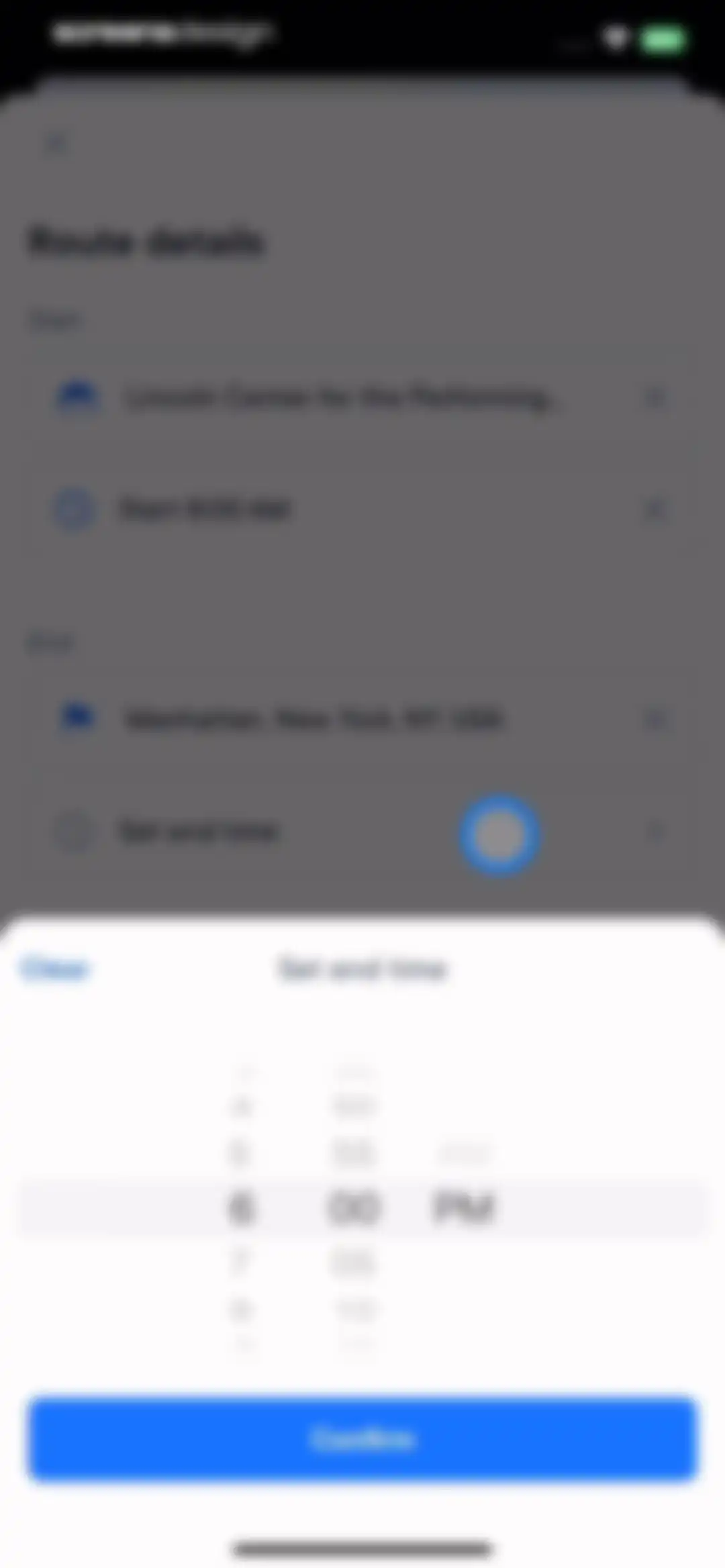 Spoke Route Planner screen 12