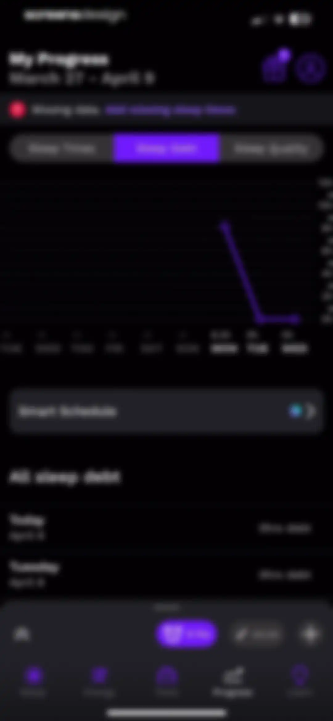 RISE: Sleep Tracker screen 96