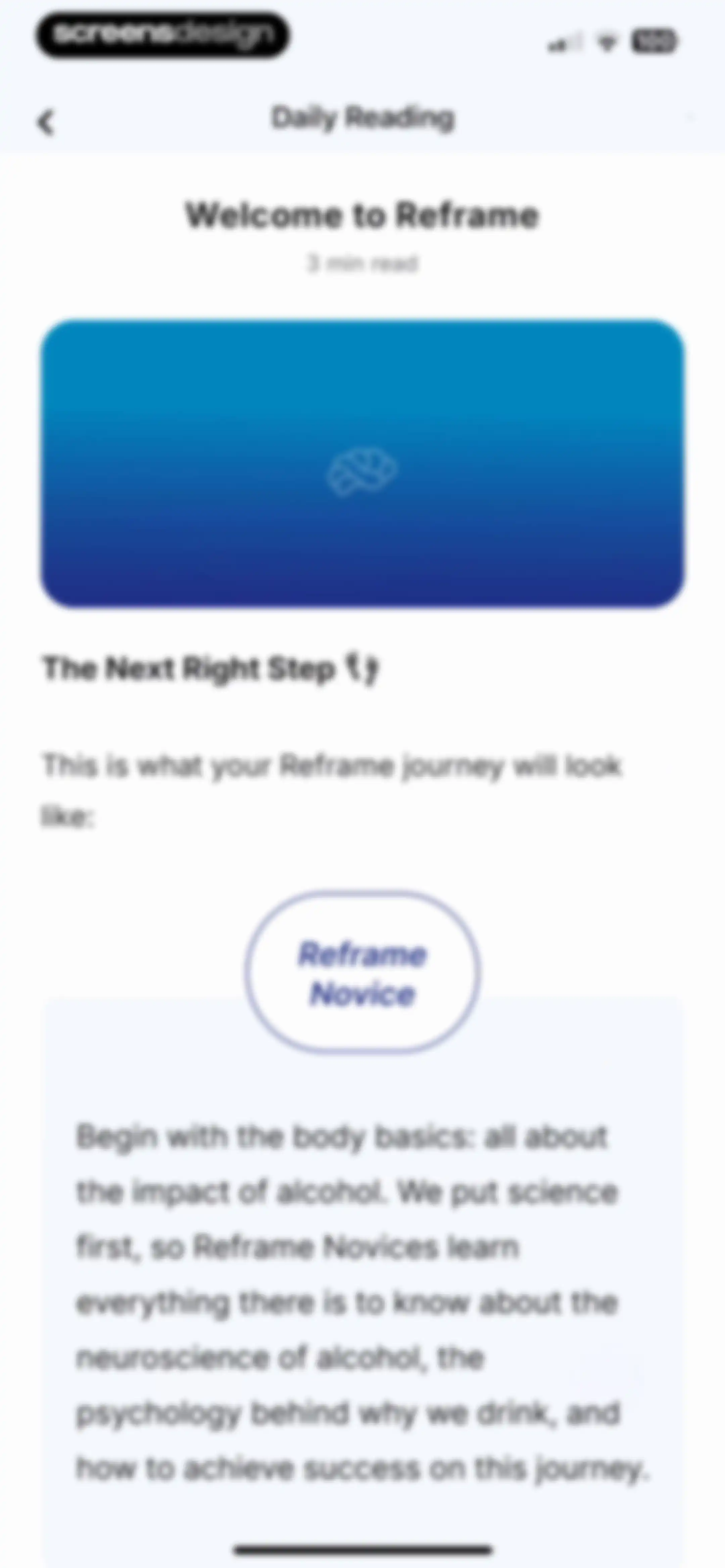 Reframe: Drink Less & Thrive screen 116